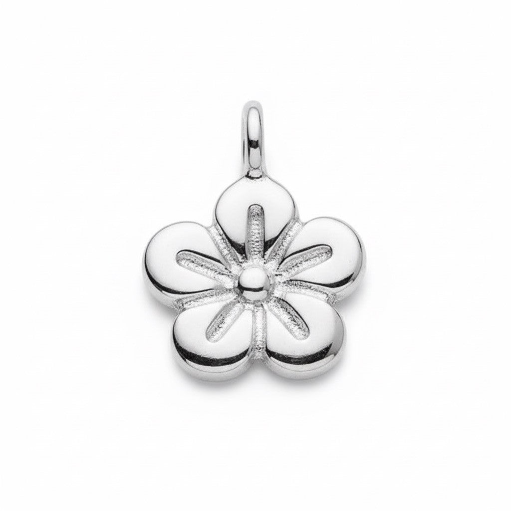 Sterling Silver Flower Charm