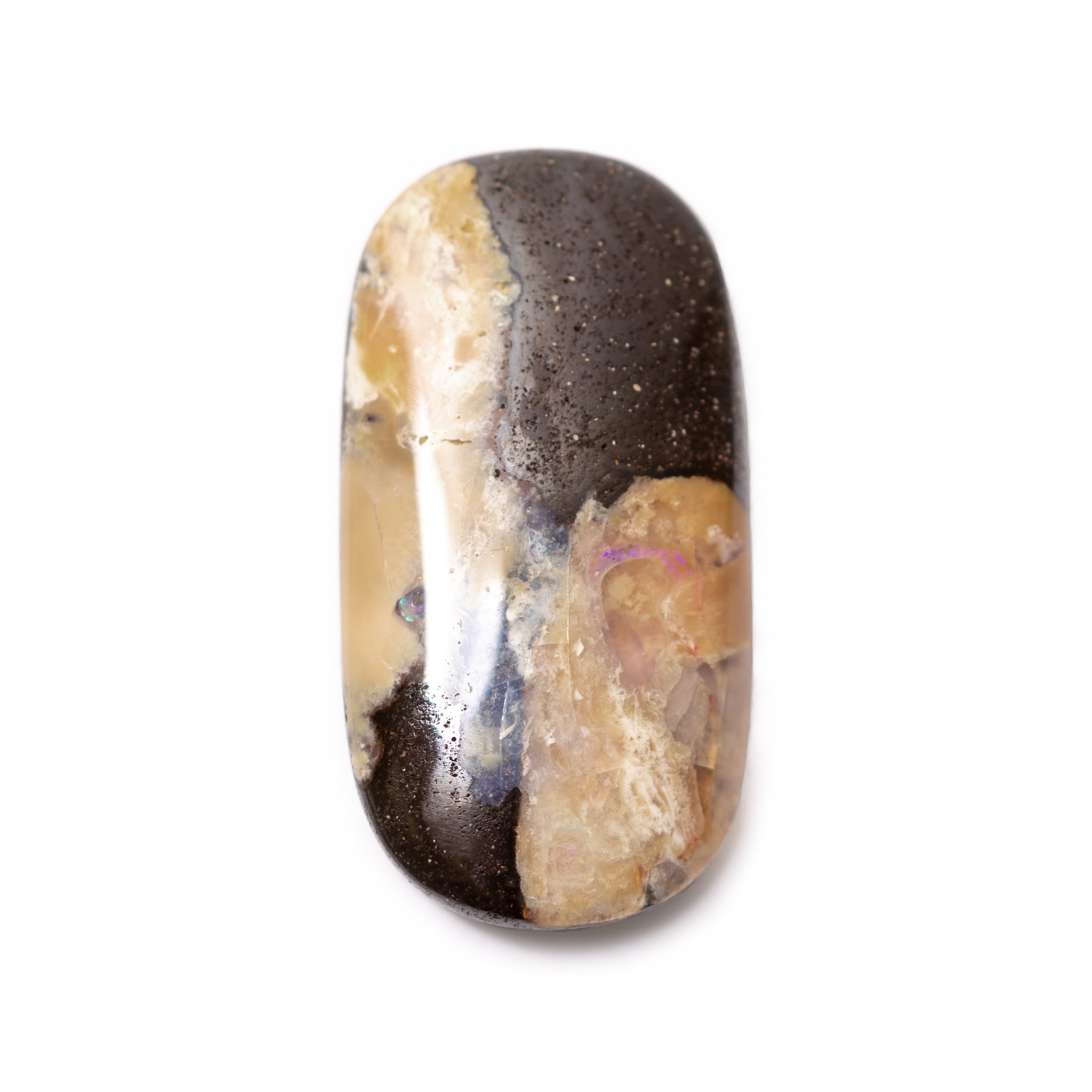 Freeform Australian Boulder Opal Approx 27x14mm