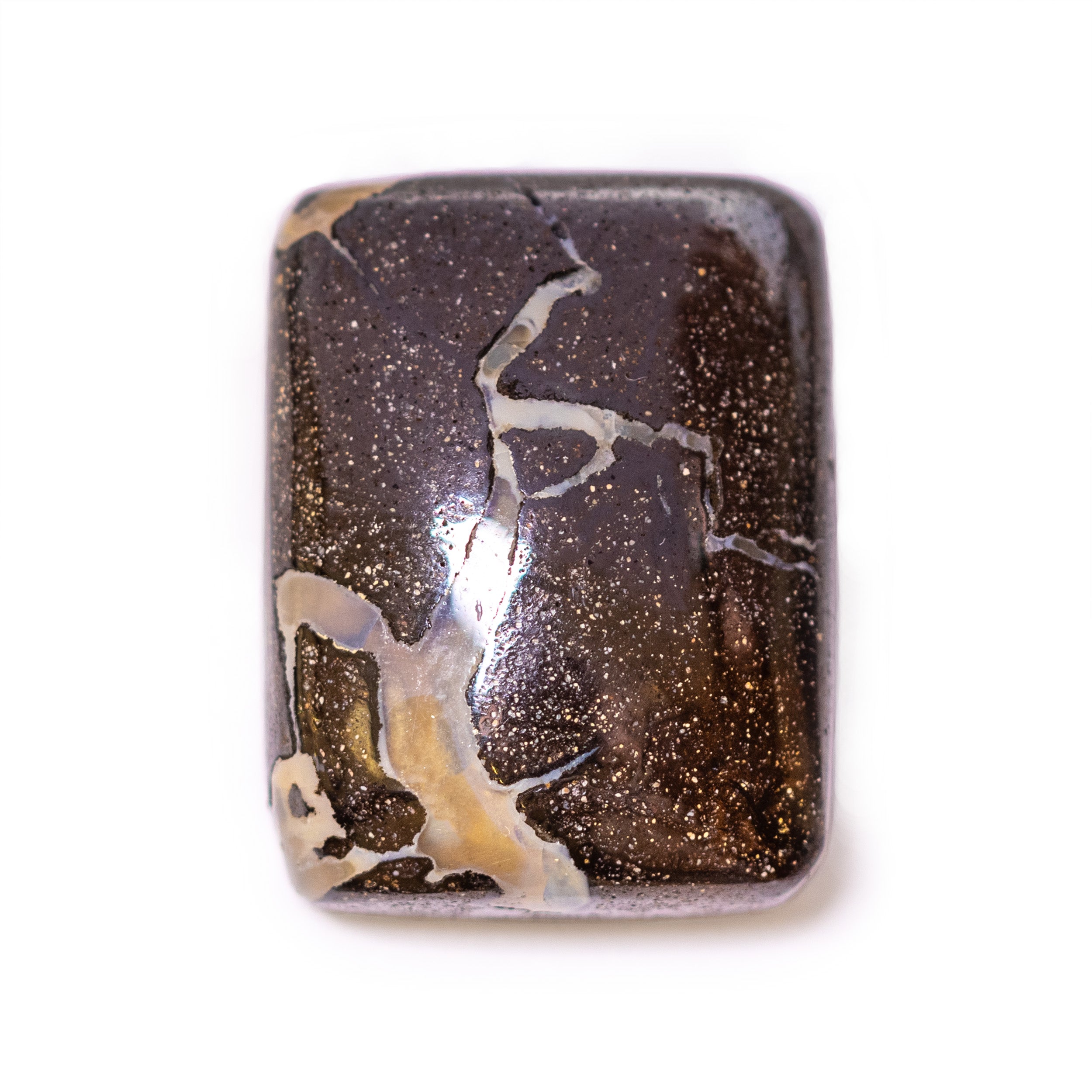 Freeform Australian Boulder Opal Approx 19x14.5mm