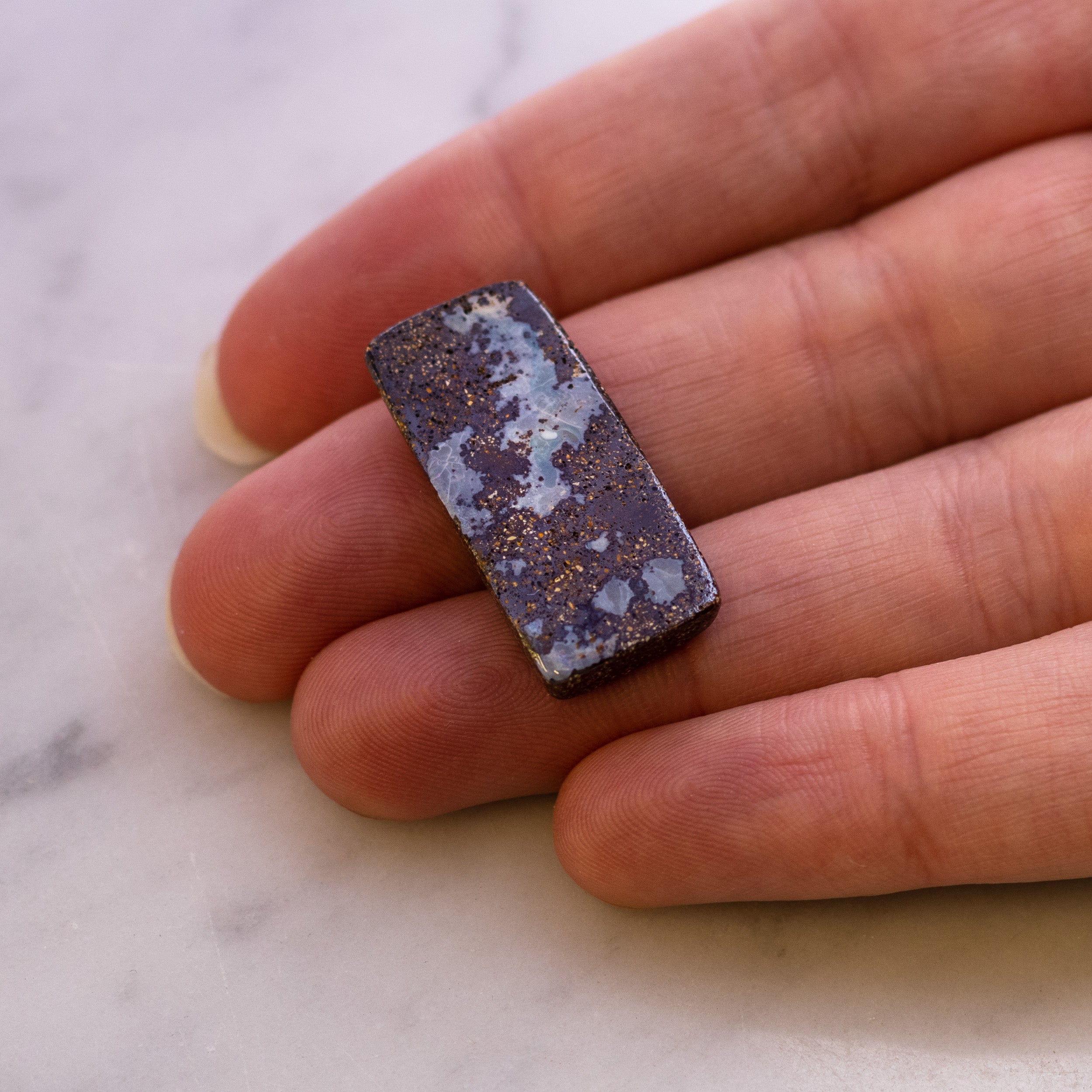 Freeform Australian Boulder Opal Approx 28x12.5mm