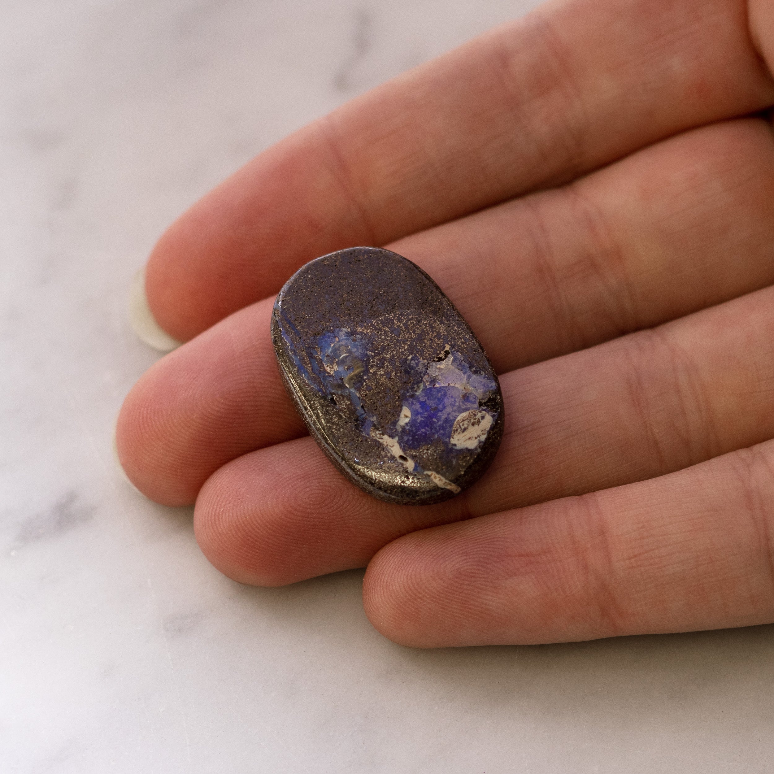 Freeform Australian Boulder Opal Approx 27x18mm