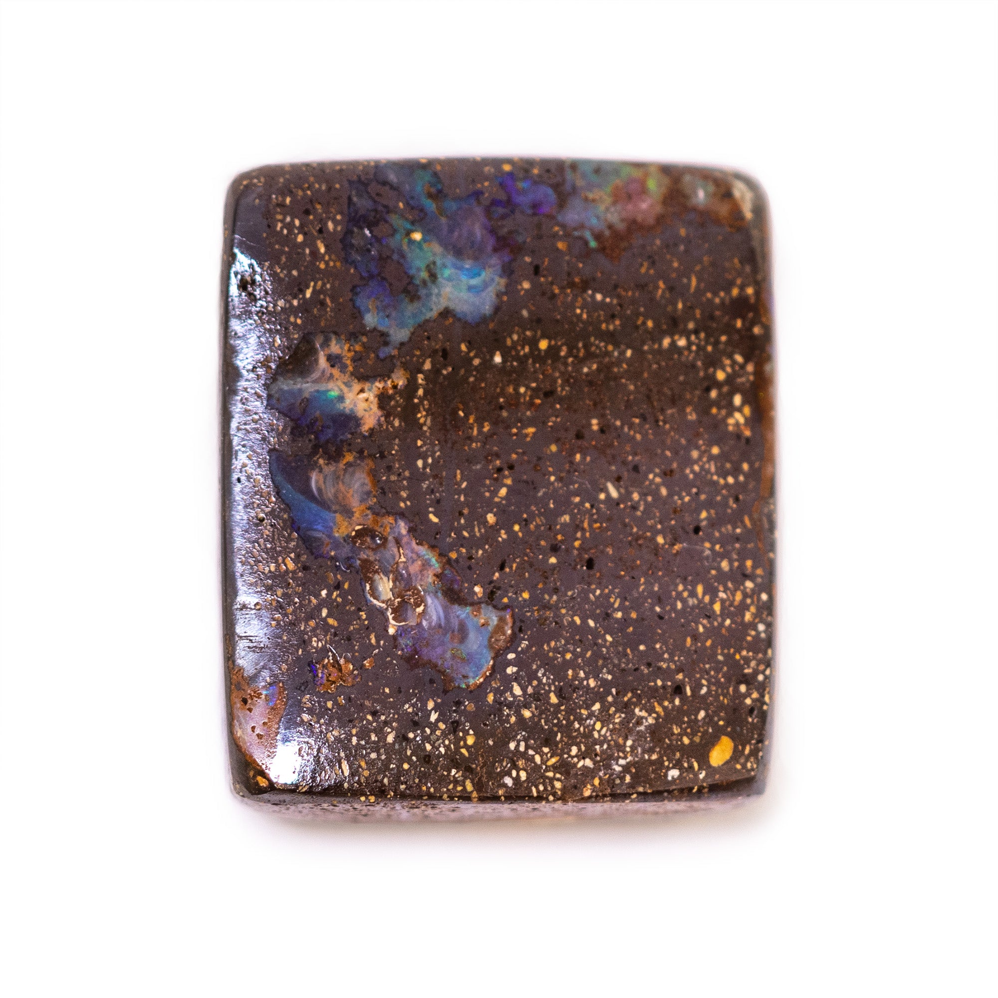 Freeform Australian Boulder Opal Approx 20x16.5mm