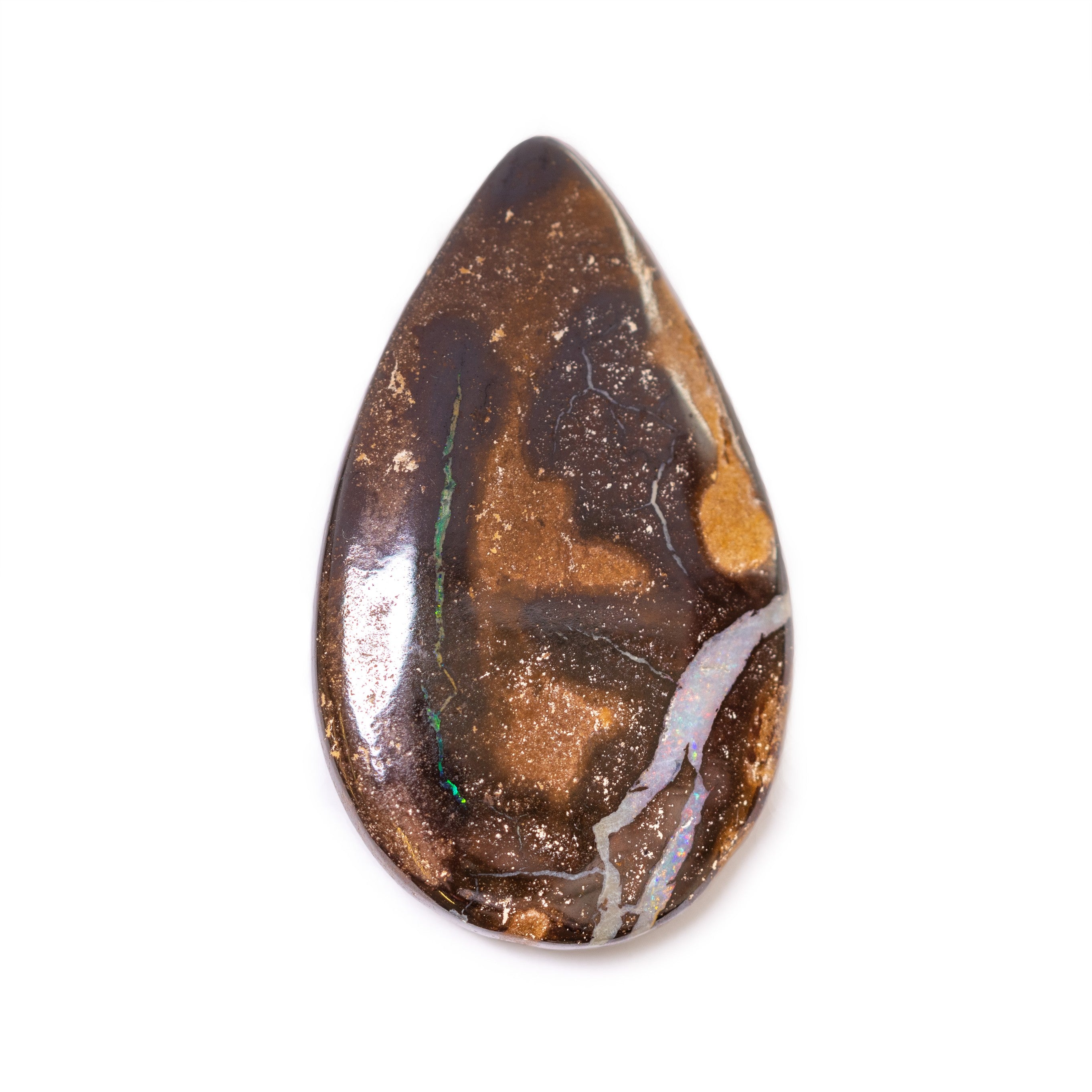 Freeform Australian Boulder Opal Approx 40.5x24mm