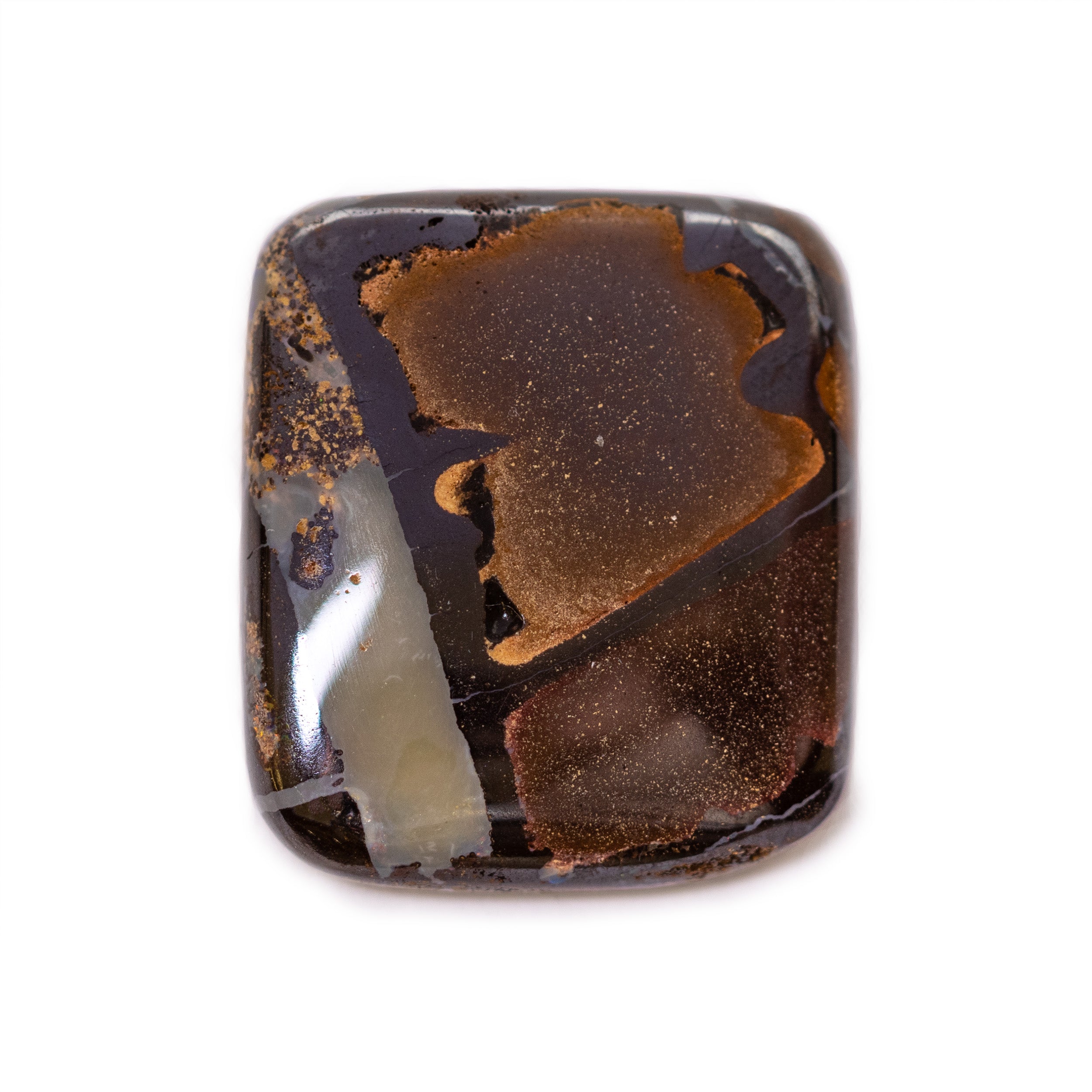 Freeform Australian Boulder Opal Approx 22x19.5mm