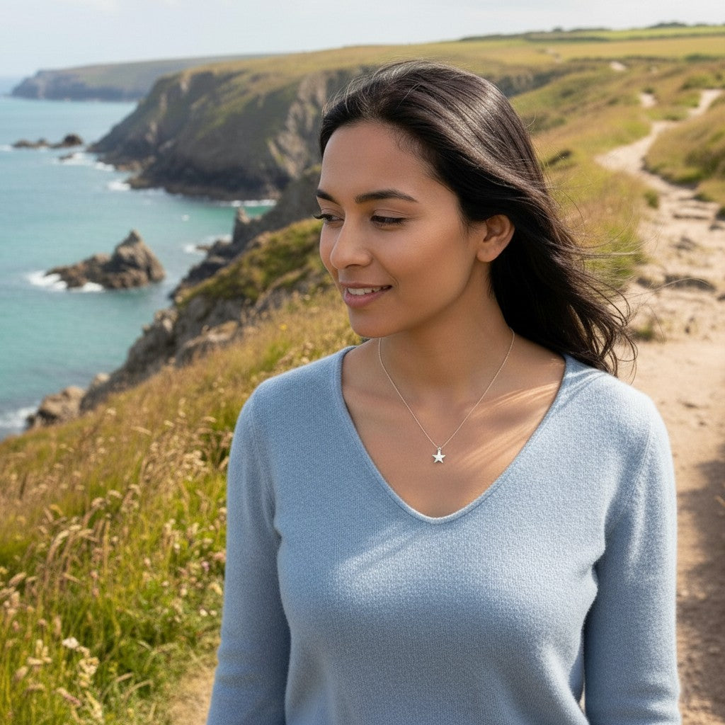 Silver Plated Star Charm