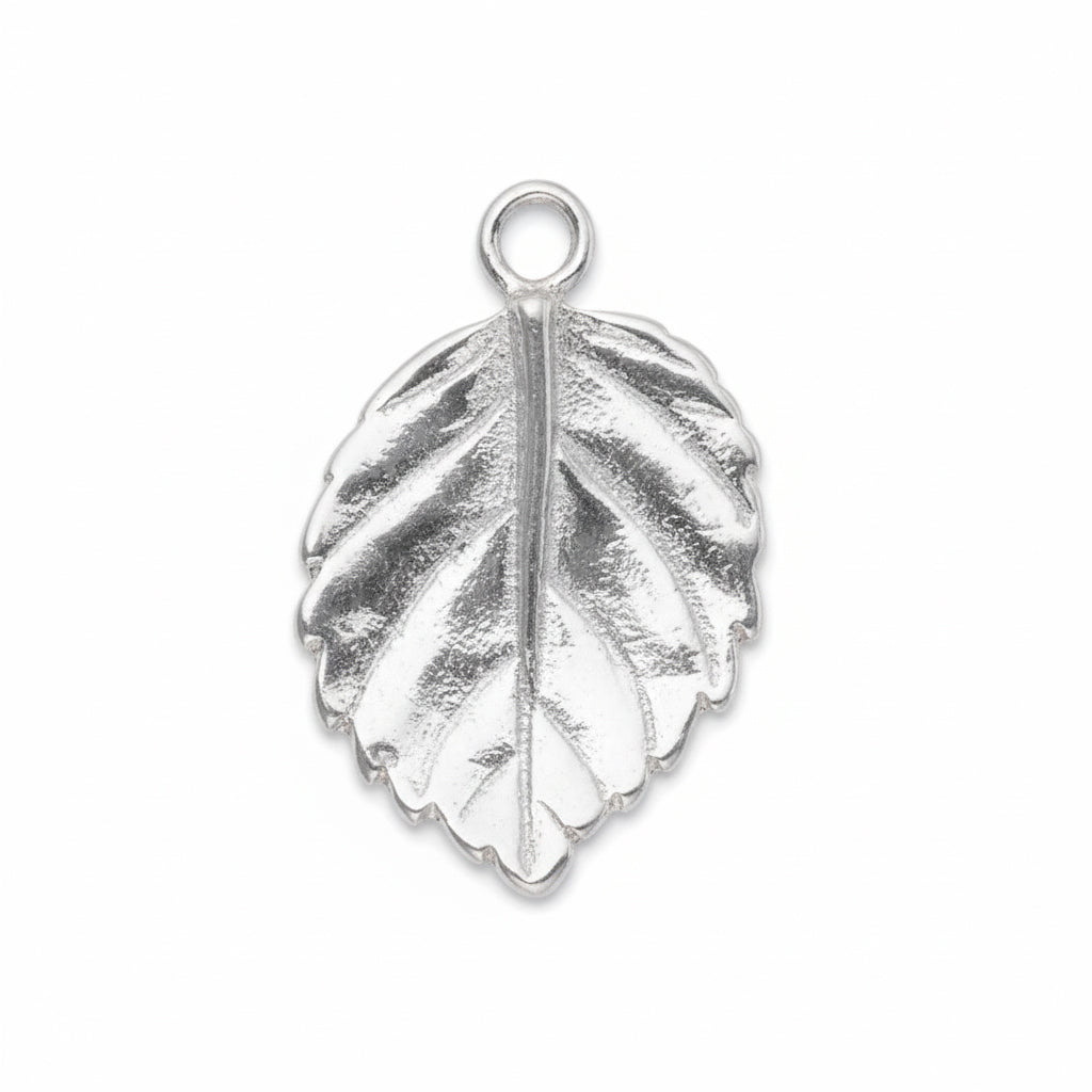 Sterling Silver Leaf Charm