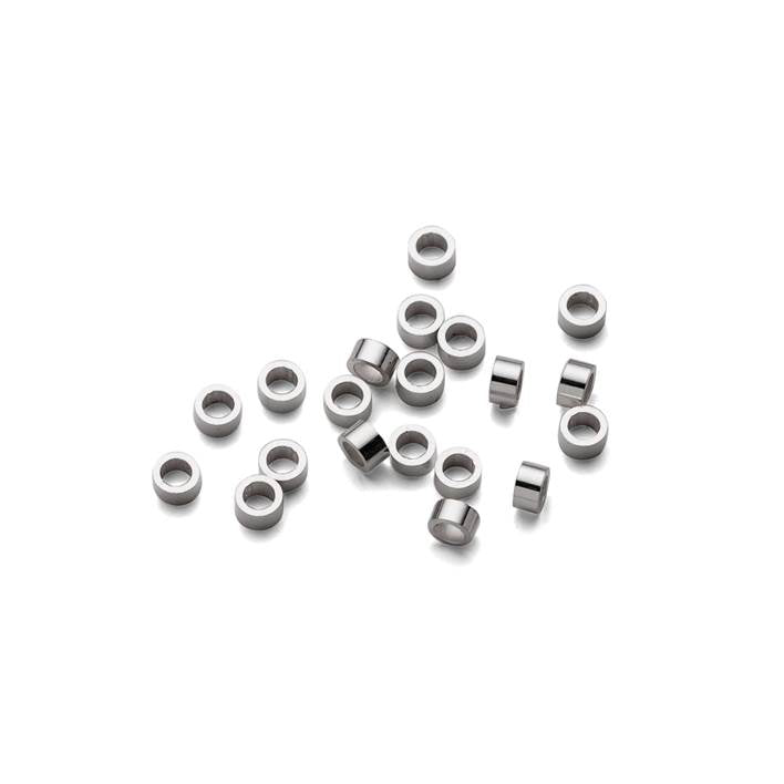 Sterling Silver 1mm Mini Crimps pk10 Pairs