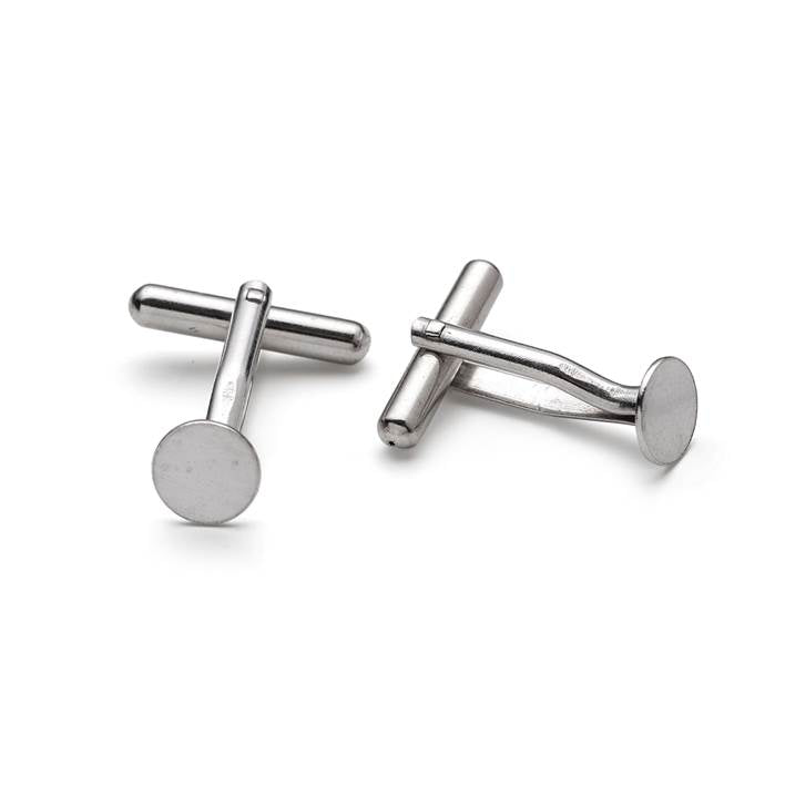 Sterling Silver Cufflink Settings