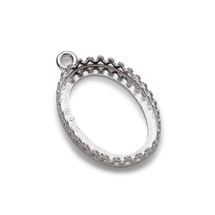 Sterling Silver Gallery Wire Pendant Settings