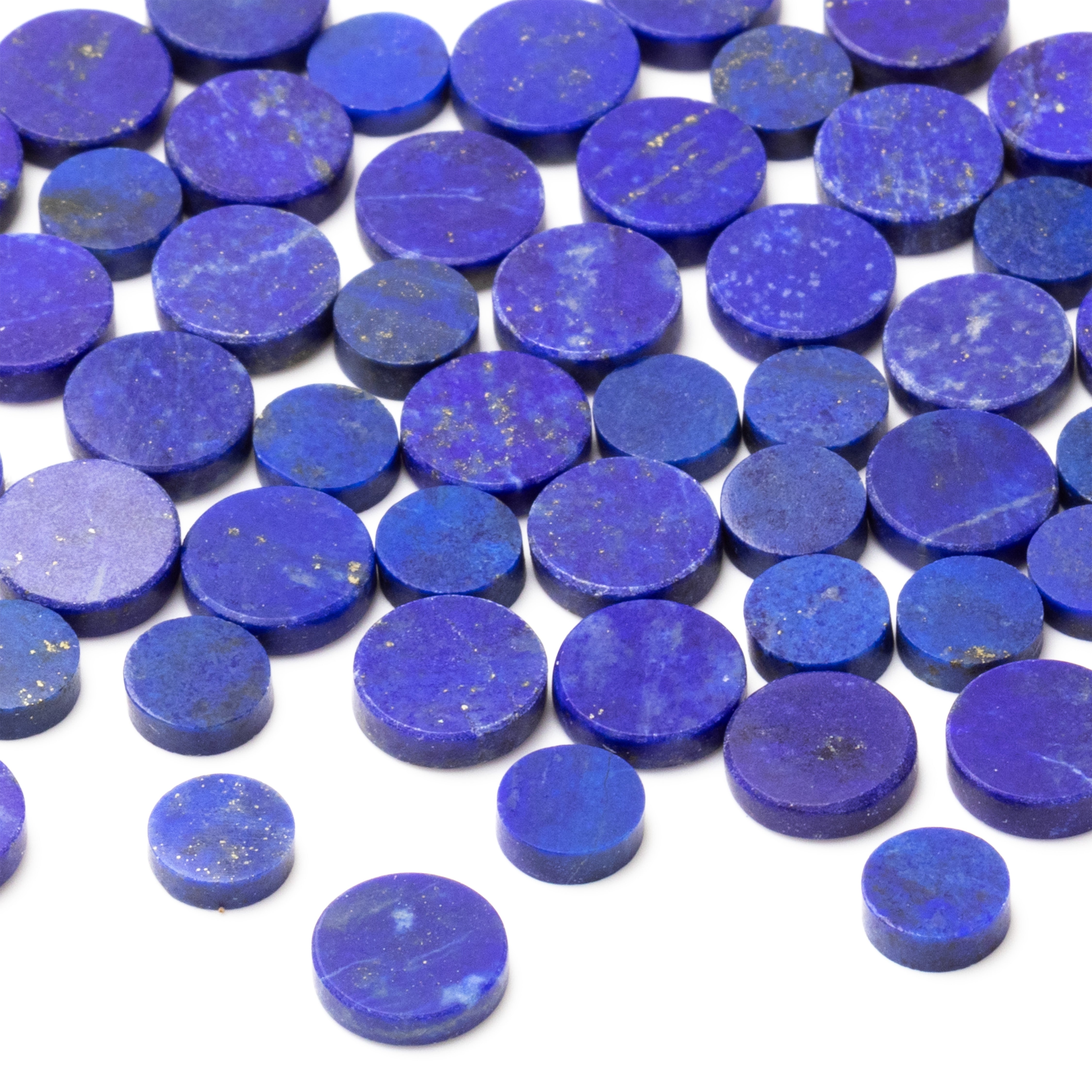 Lapis Lazuli Flat Round Cabochon