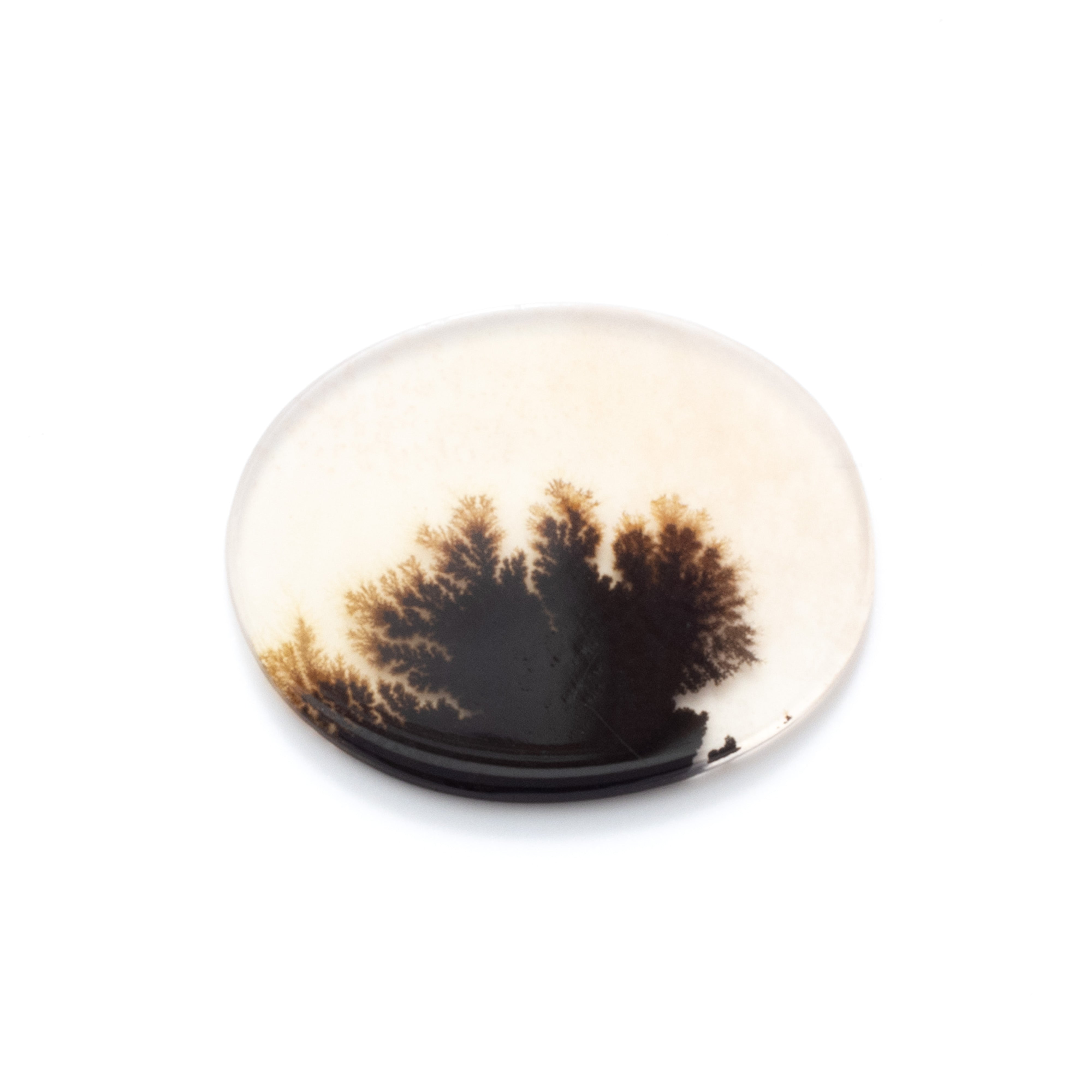 Dendrite Agate Flat Plate Freeform Cabochon