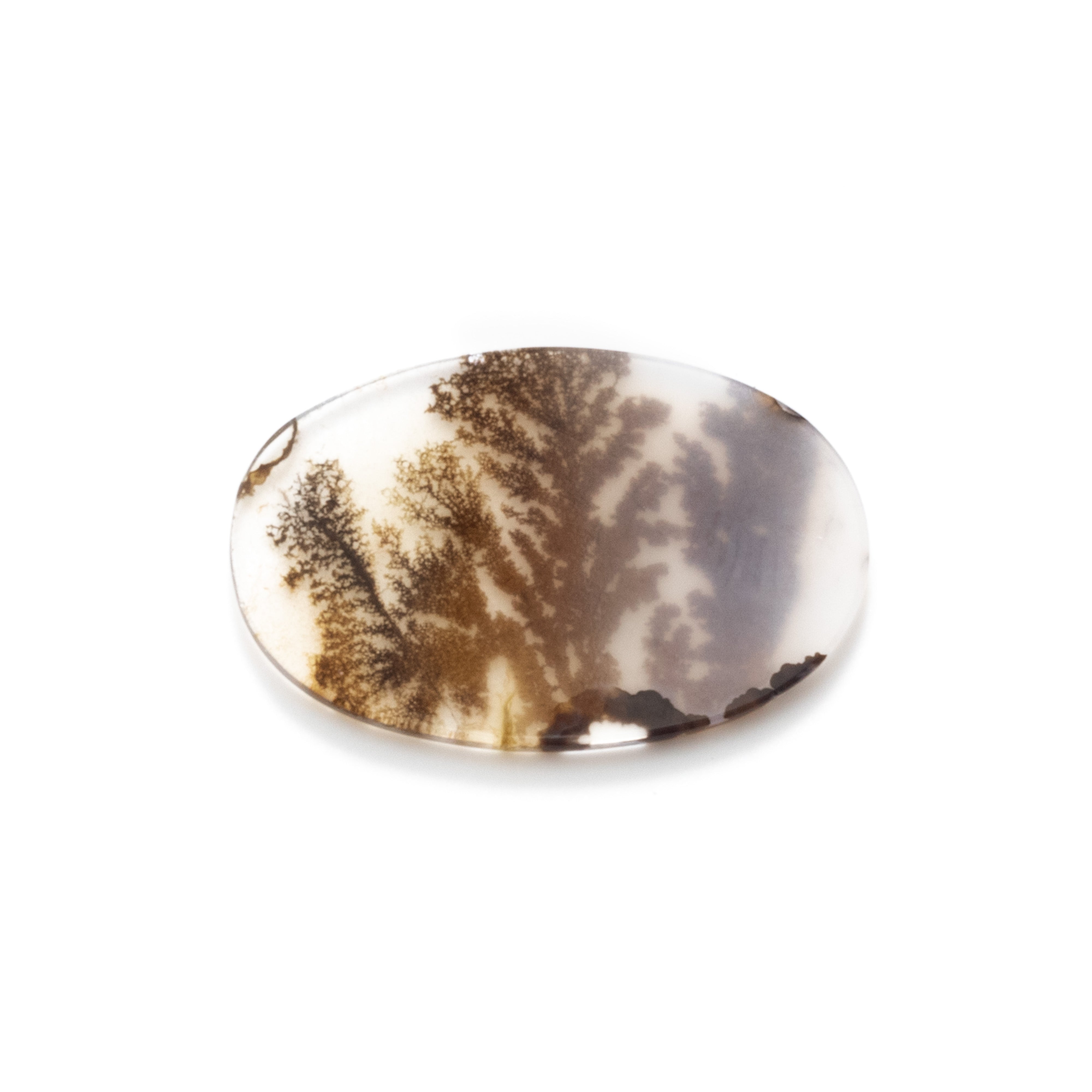 Dendrite Agate Flat Plate Freeform Cabochon