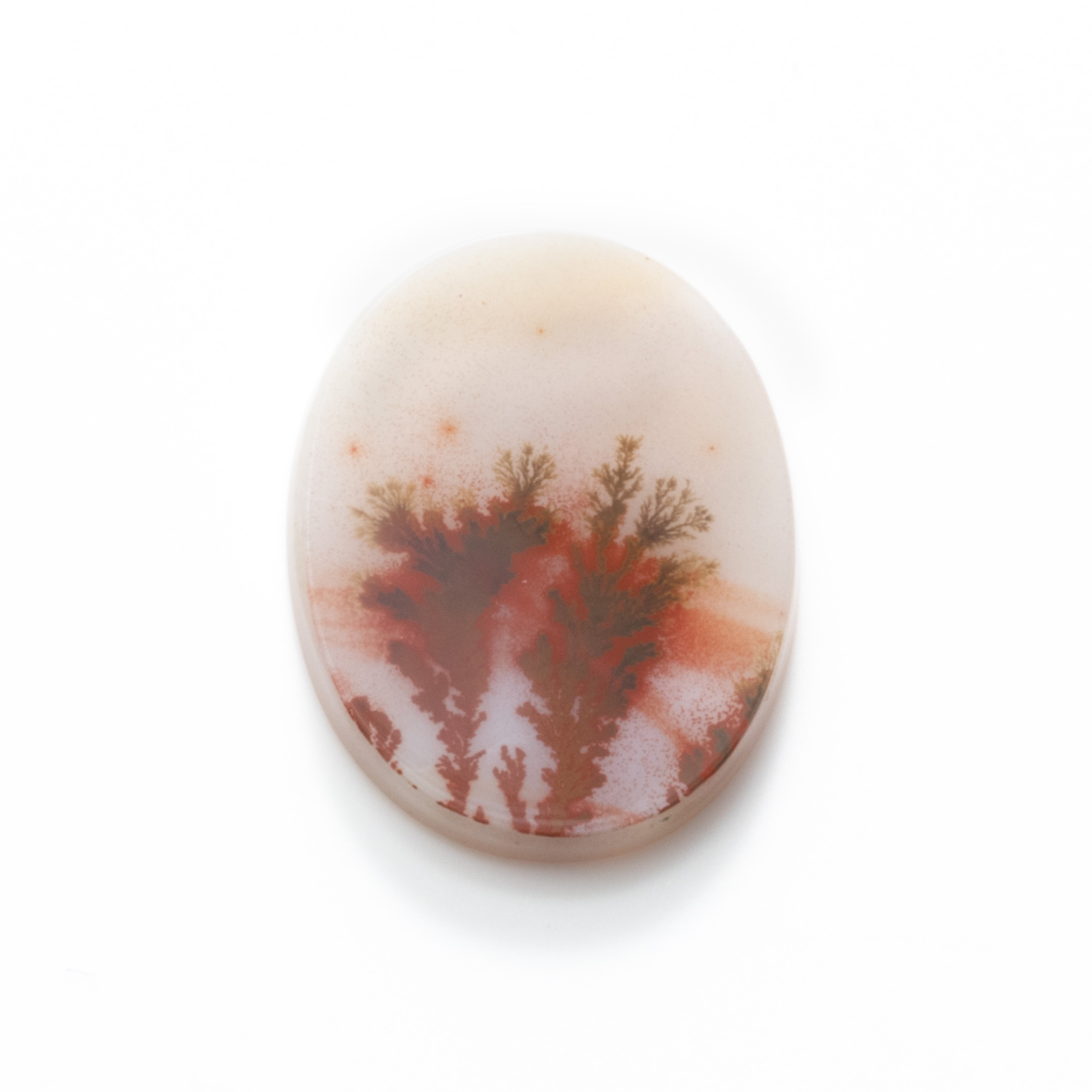 Dendrite Agate Flat Plate Freeform Cabochon