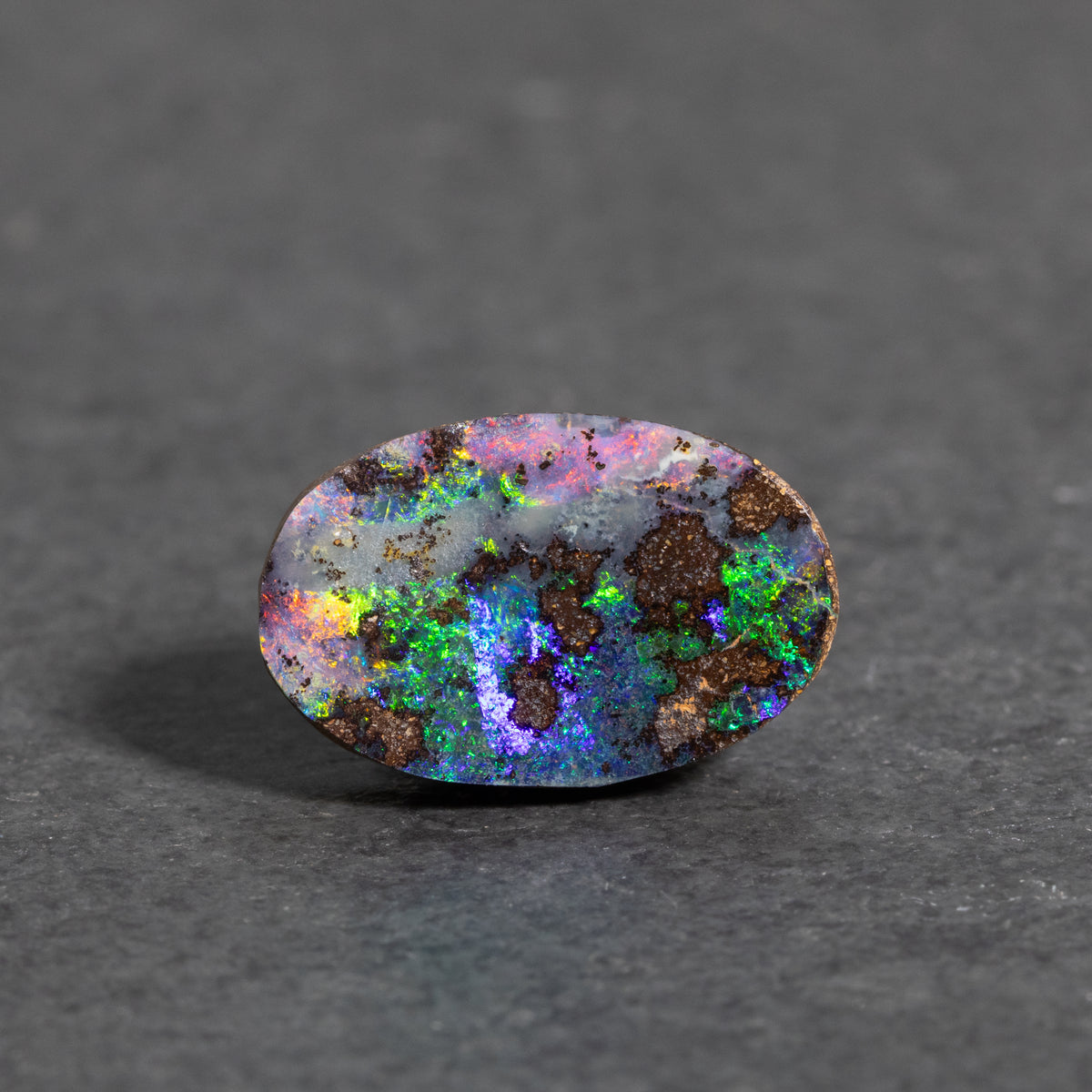Australian Boulder Freeform Opal Cabochon 17x11mm