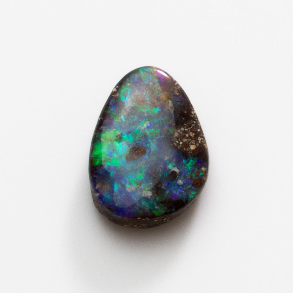 Australian Boulder Freeform Opal Cabochon 11x8mm
