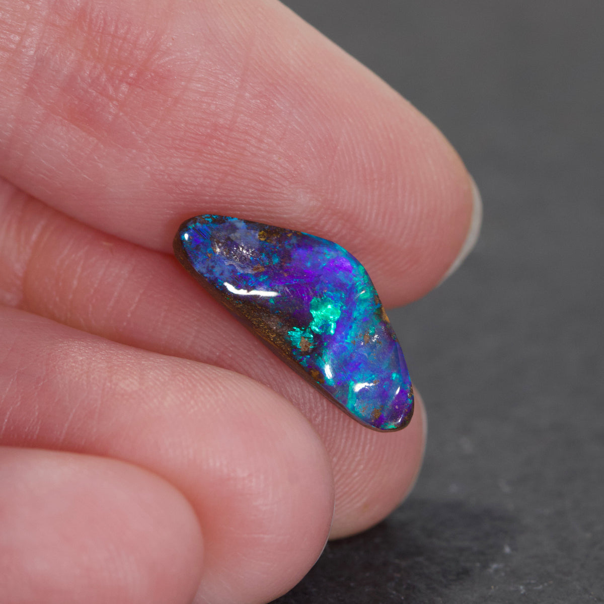 Australian Boulder Freeform Opal Cabochon 16x6mm