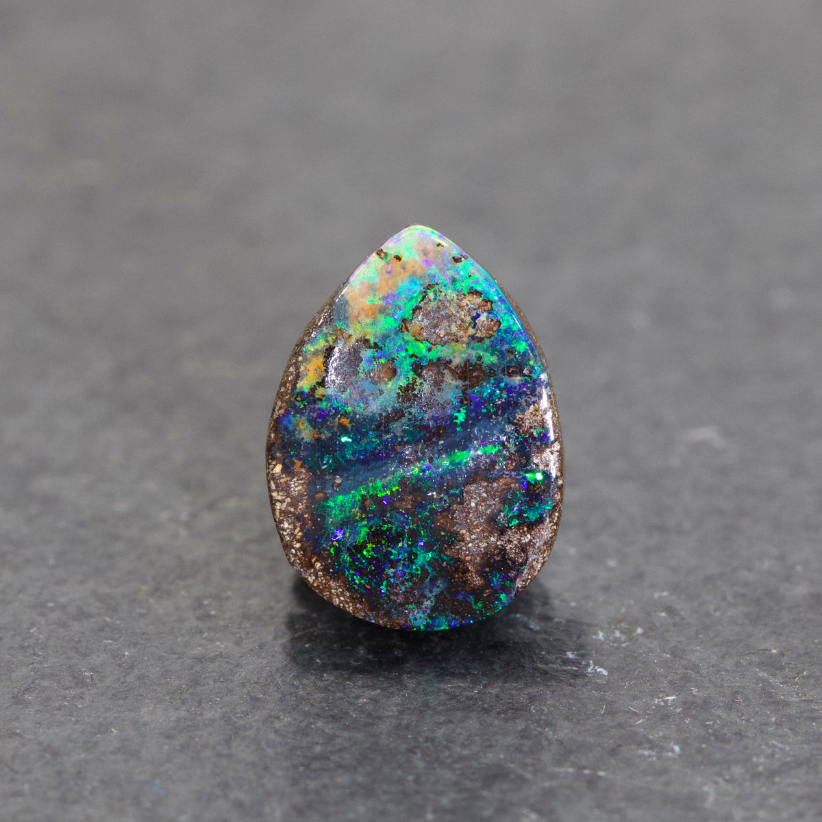Australian Boulder Freeform Opal Cabochon 12.5x9mm