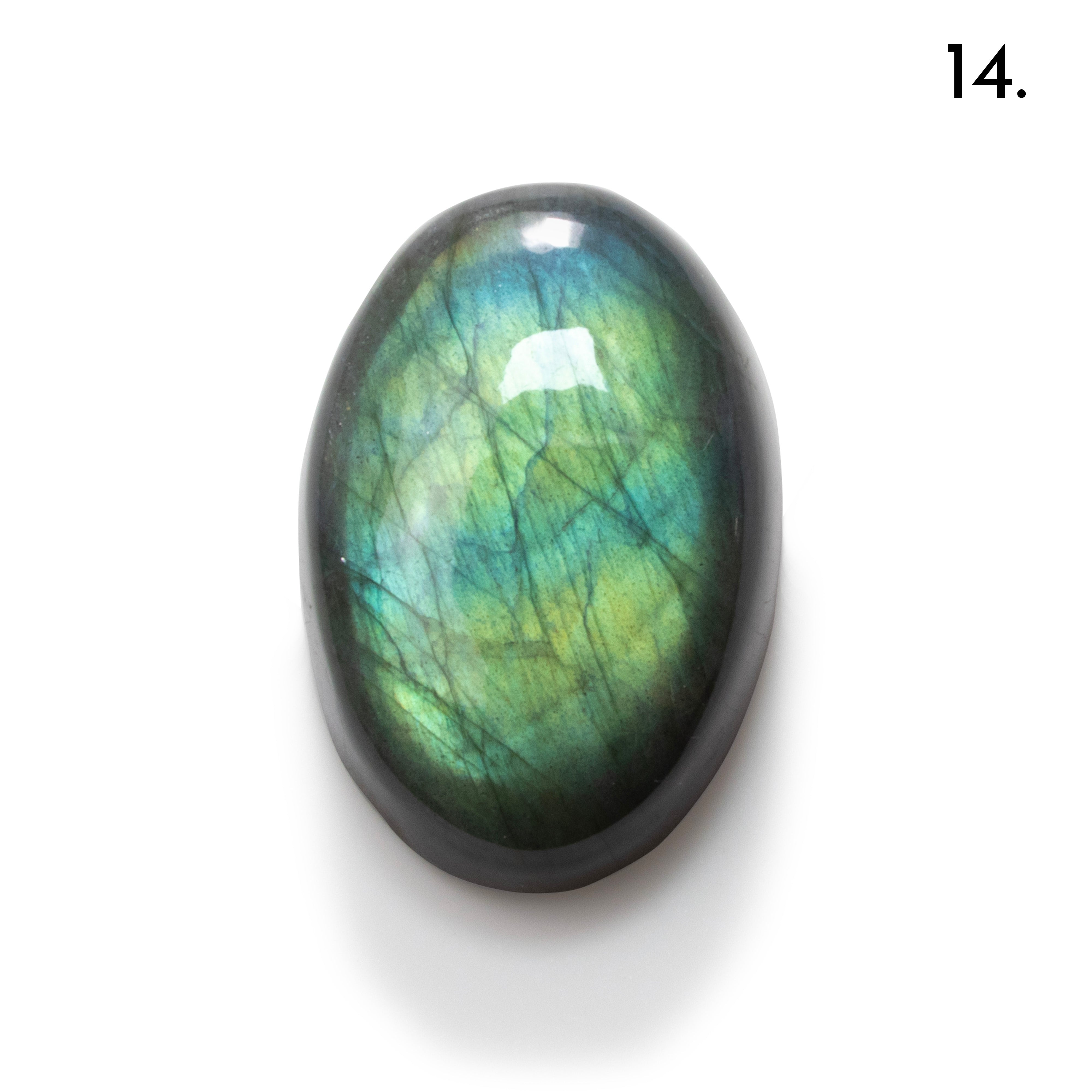 Blue Flash Labradorite Freeform Cabochons