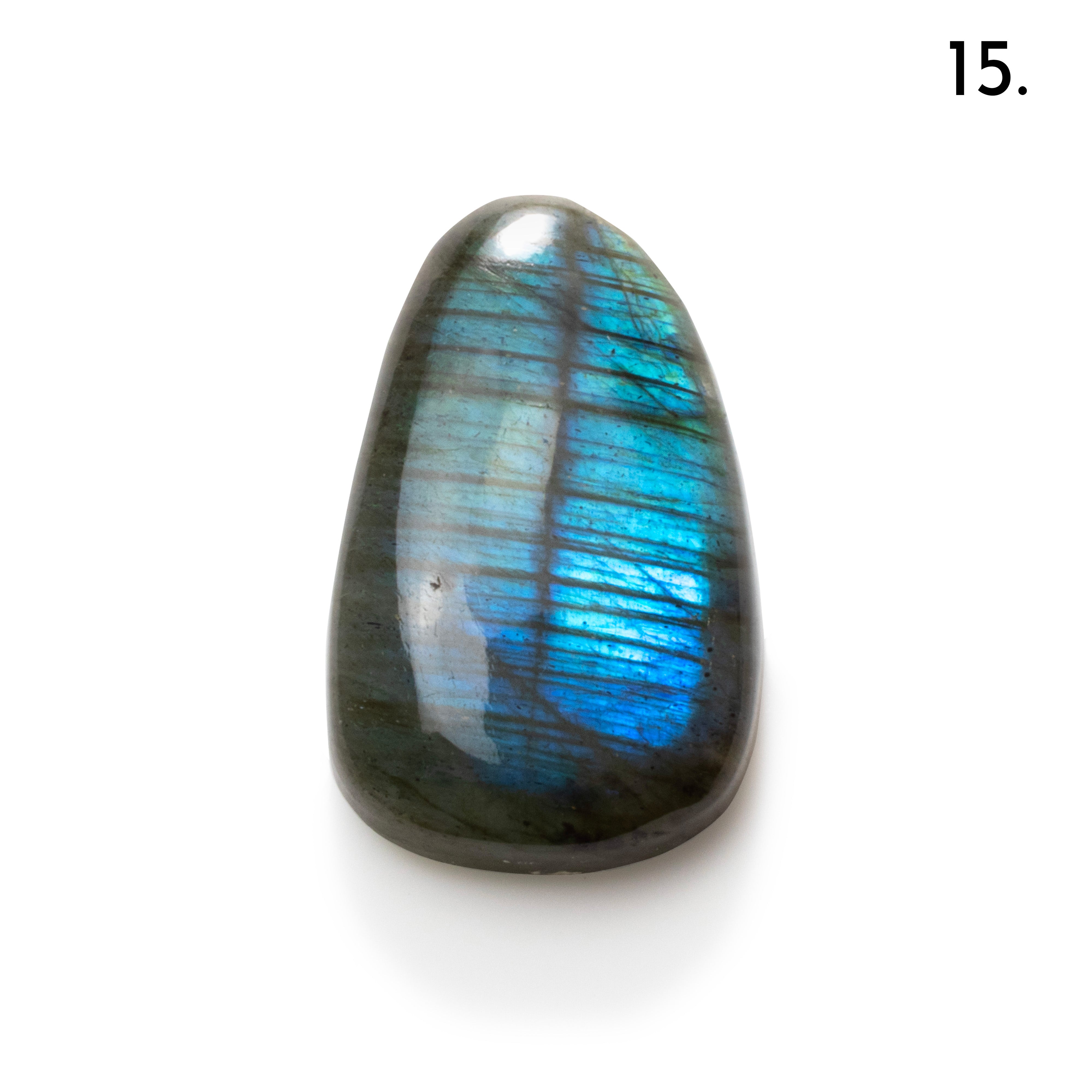 Blue Flash Labradorite Freeform Cabochons