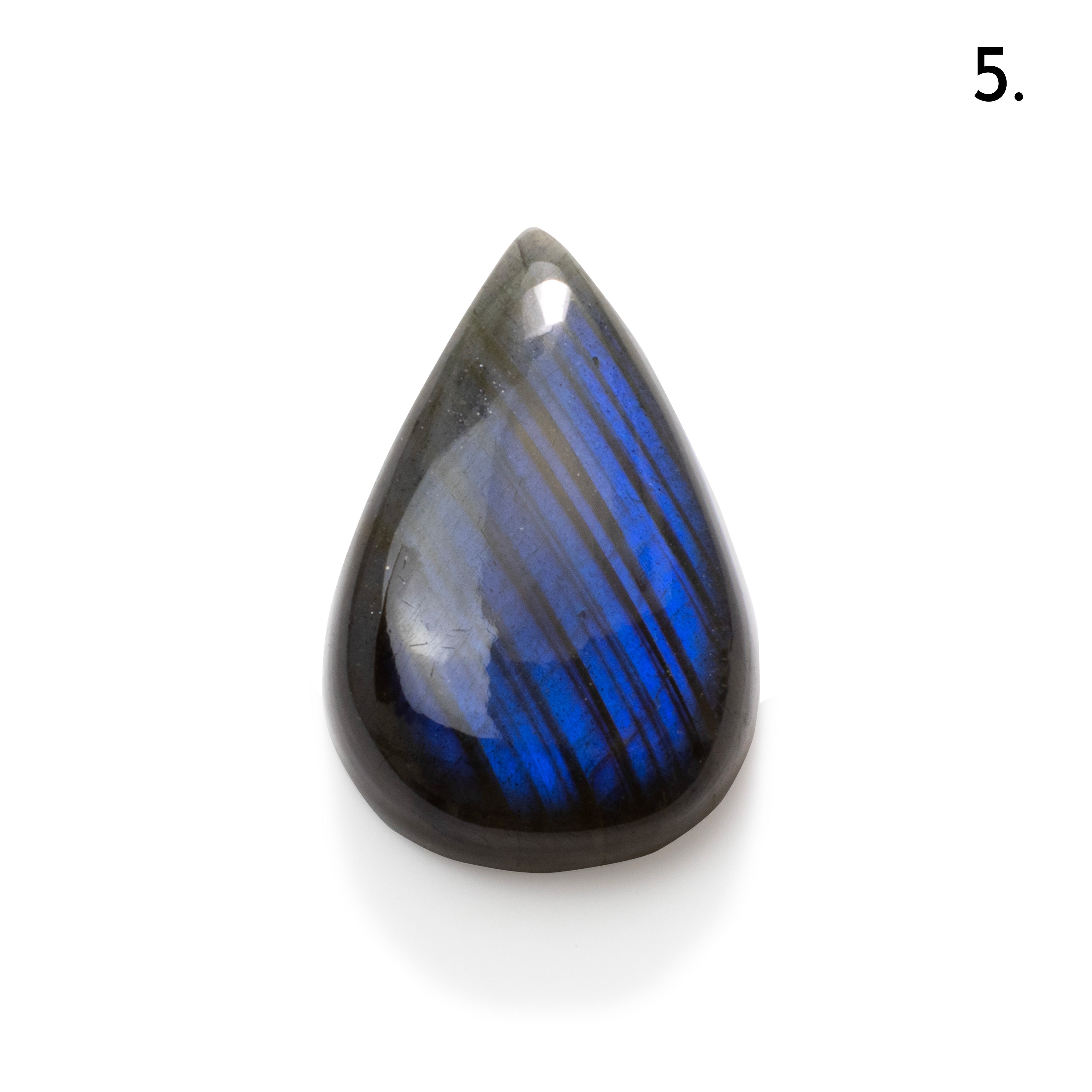 Blue Flash Labradorite Freeform Cabochons