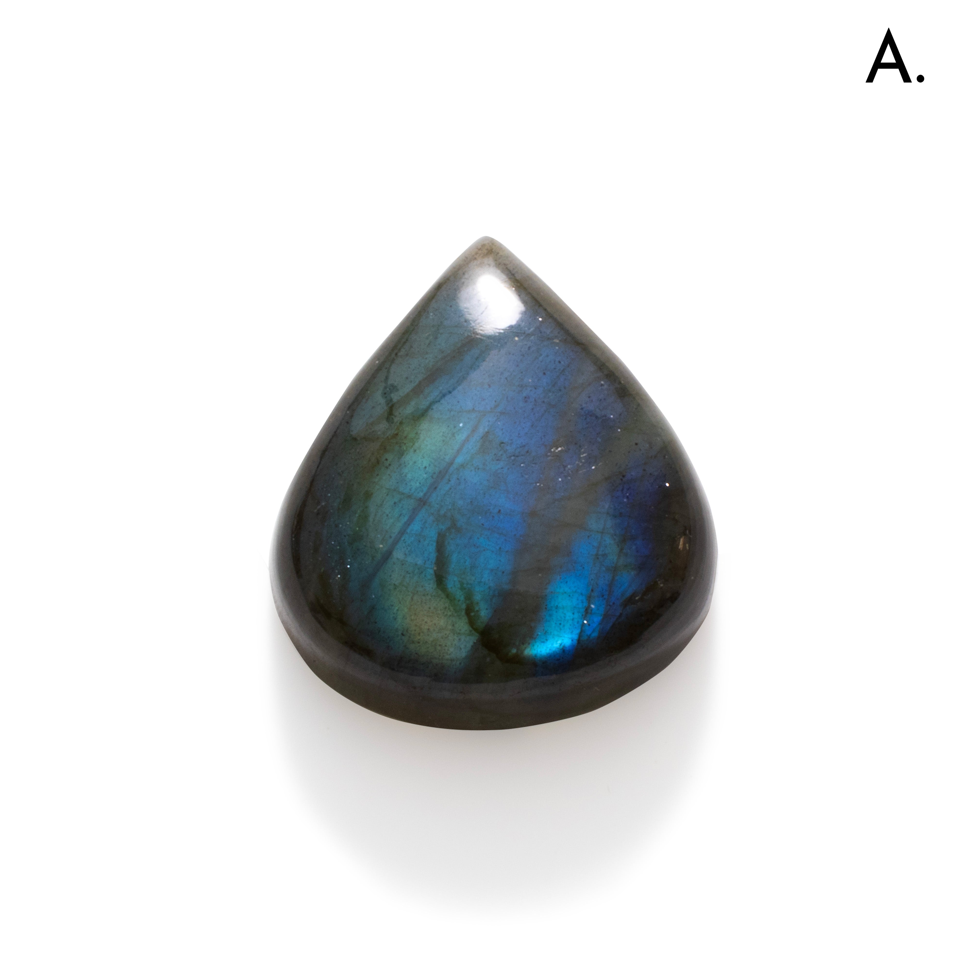 Imperfect Blue Flash Labradorite Freeform Cabochons