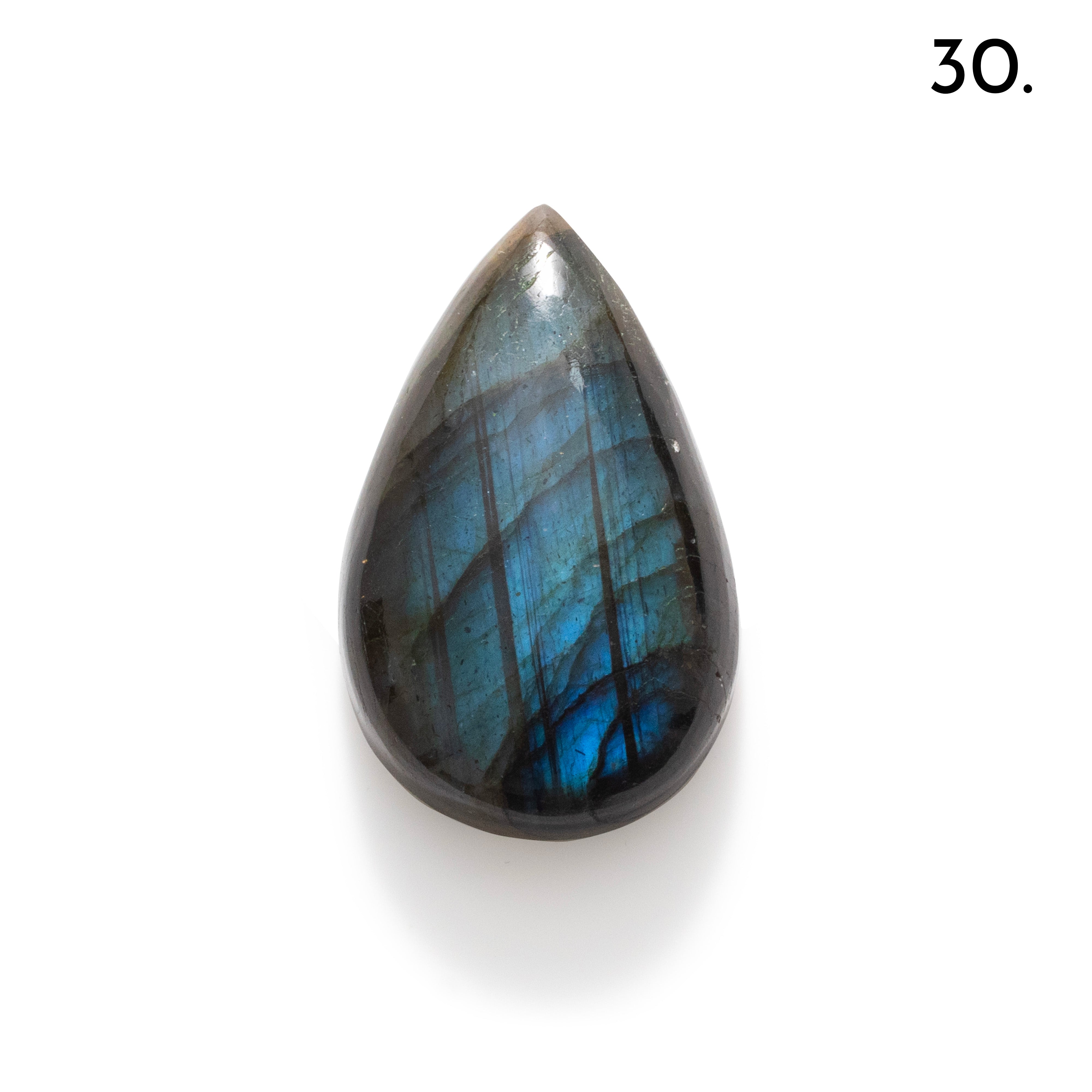 Blue Flash Labradorite Freeform Cabochons