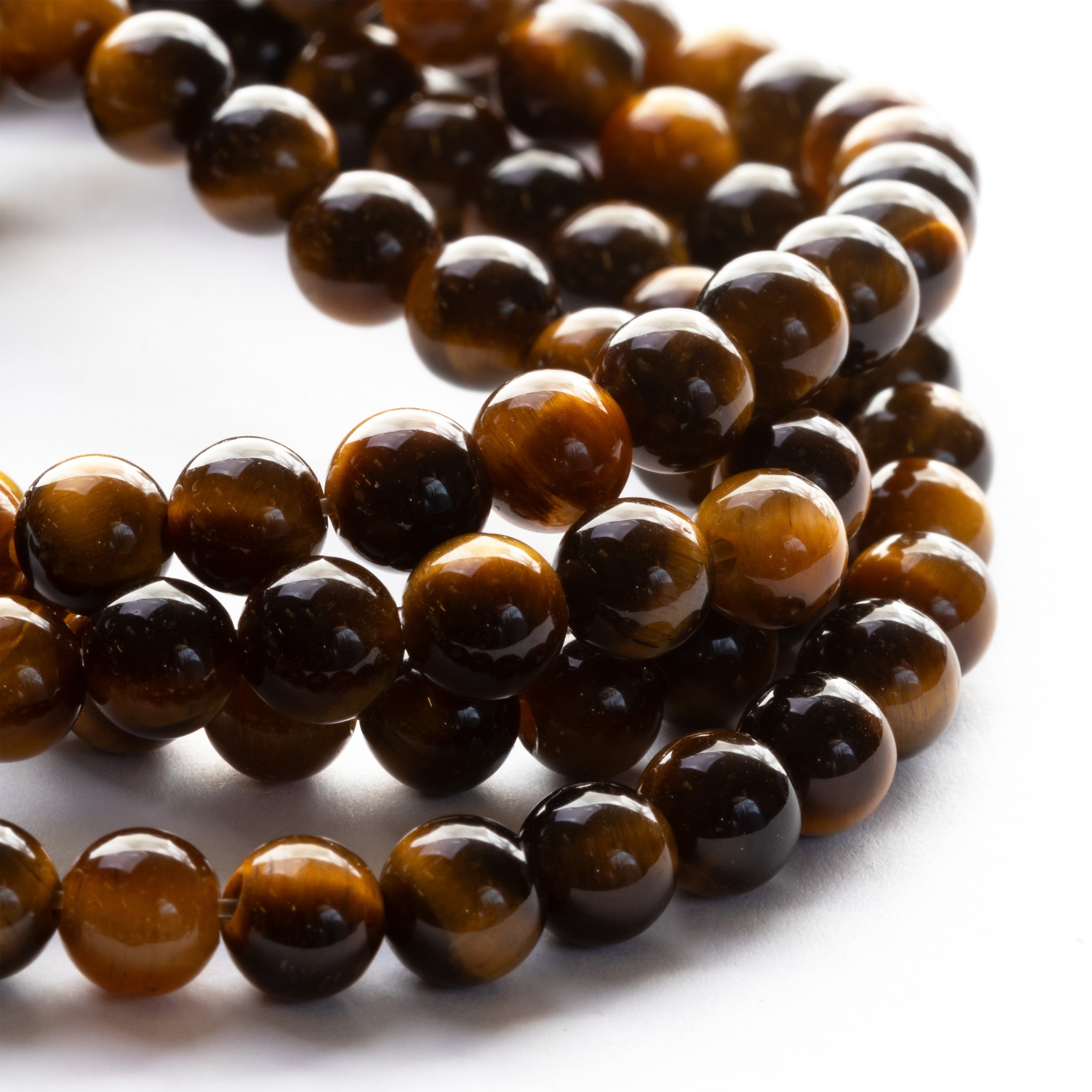 Golden Tiger's Eye Round Beads