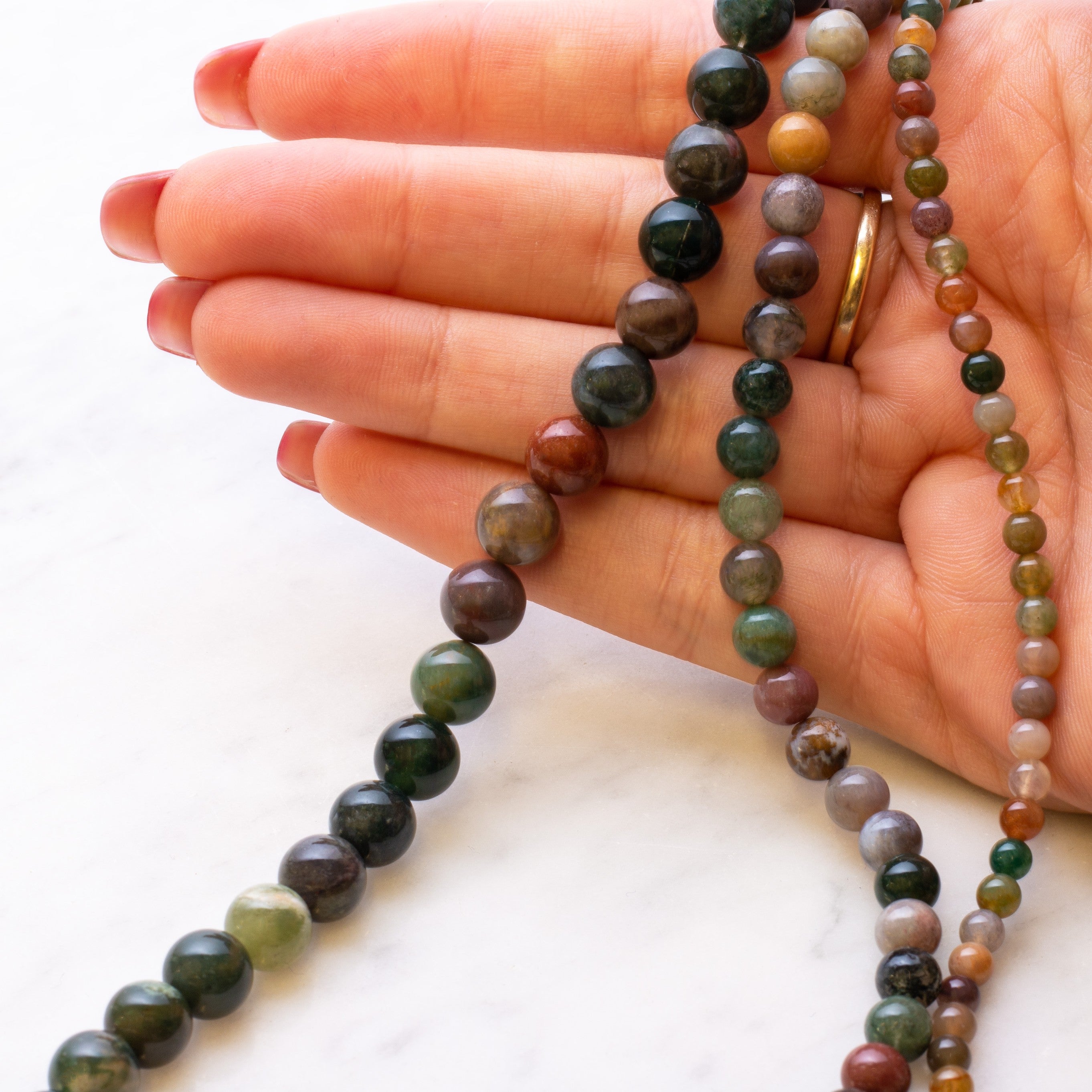 Indian Agate Round Beads