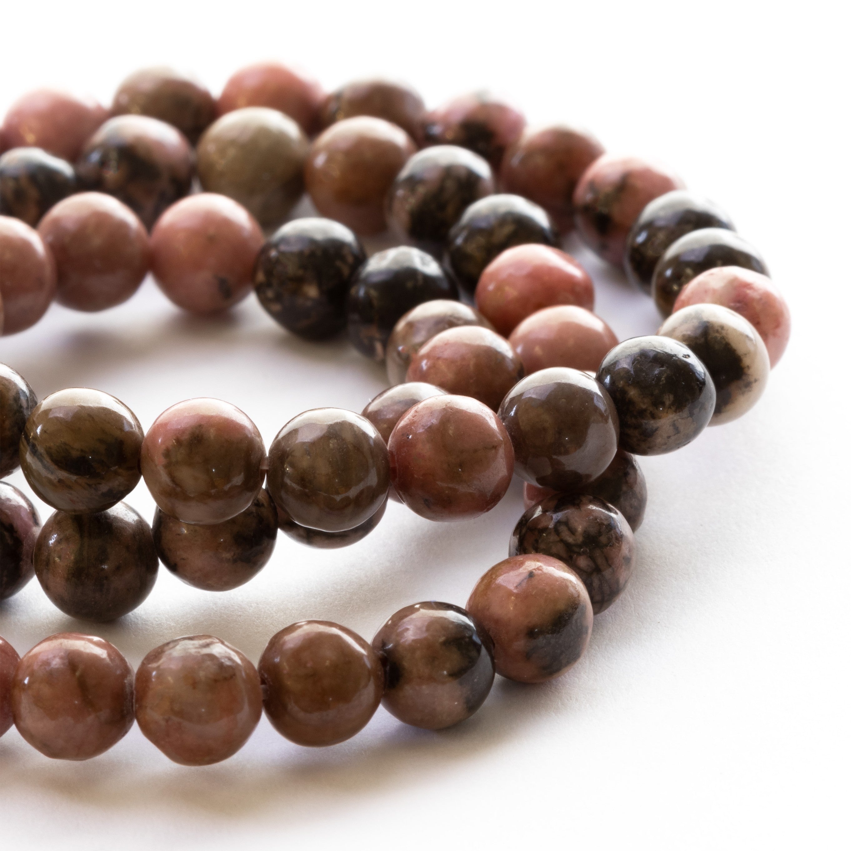 Rhodonite Round Beads