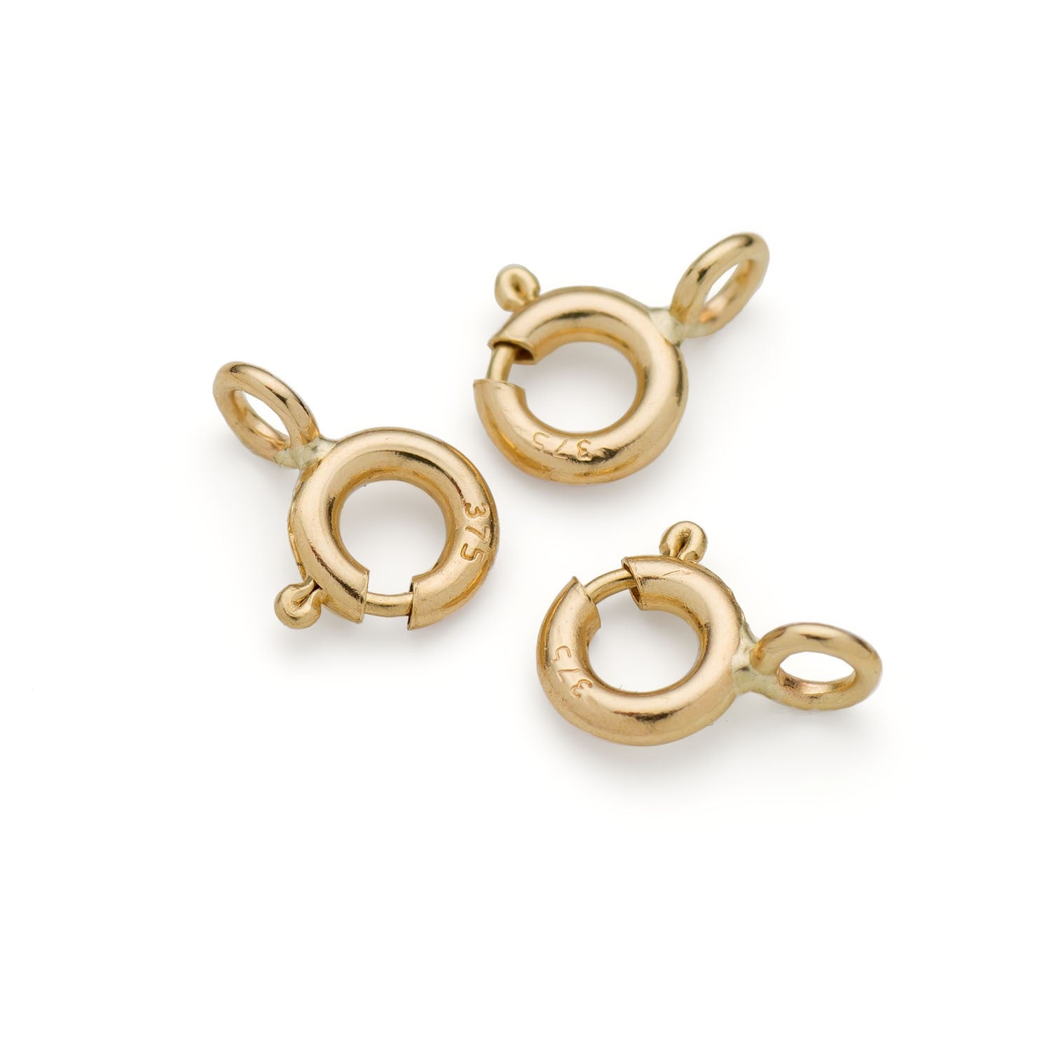 9ct Gold 5mm Bolt Ring With Closed Ring