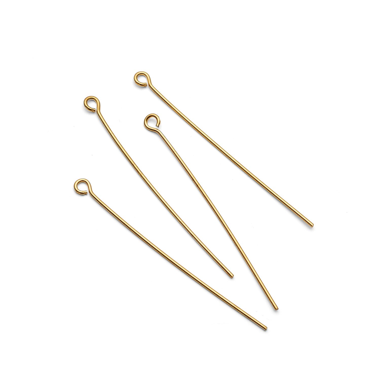 Plated 38mm Eye Pins pk50