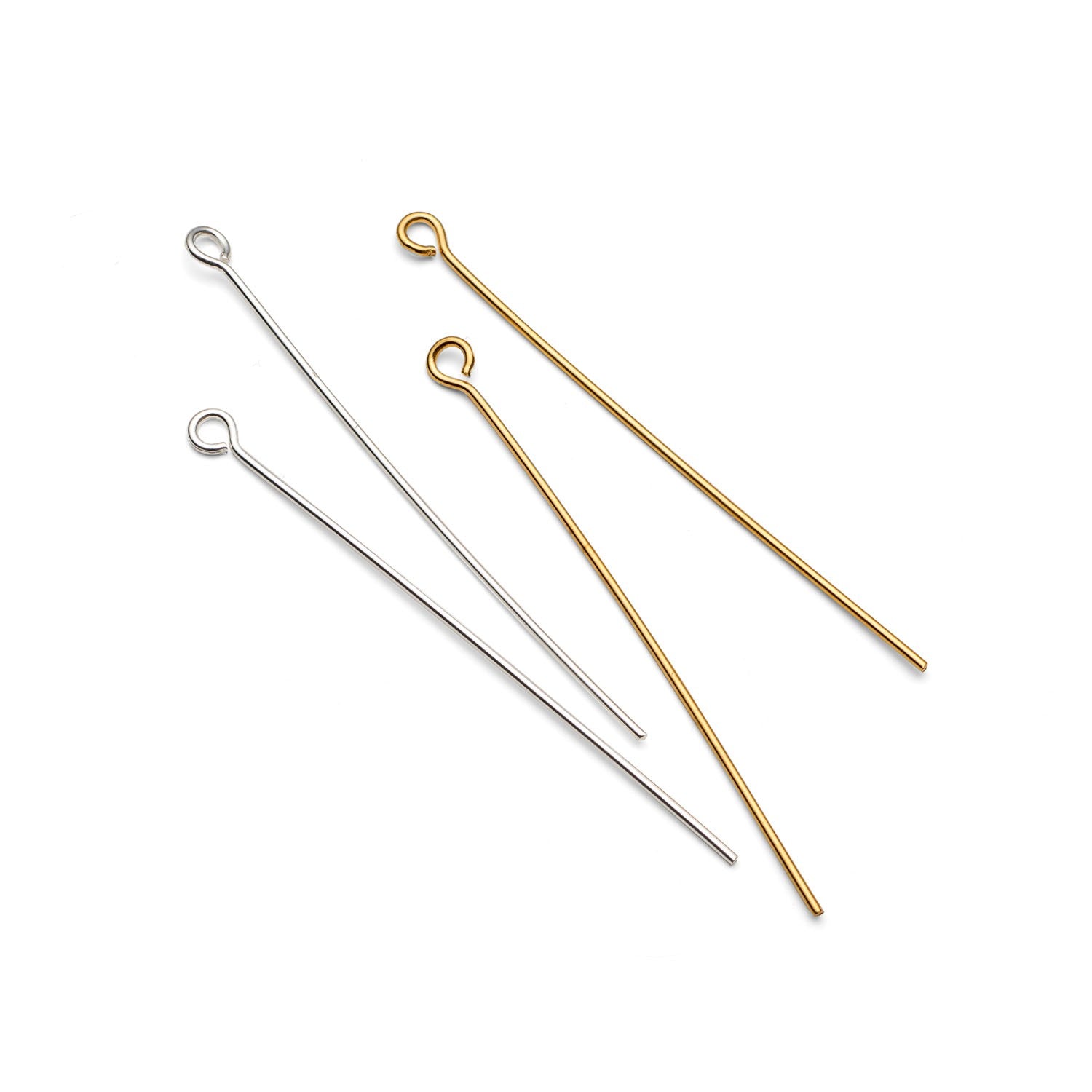 Plated 38mm Eye Pins pk50