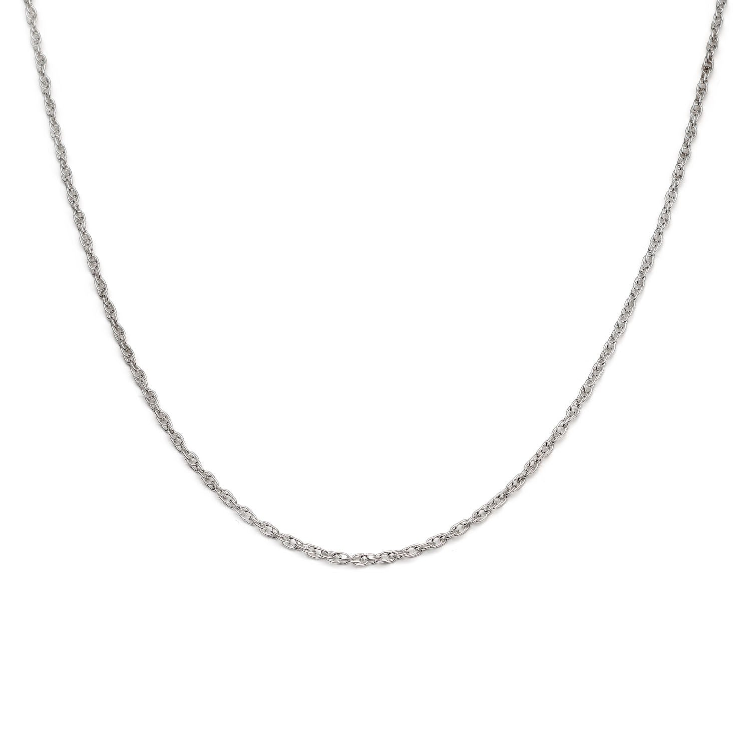 Sterling Silver Fine Rope Chain