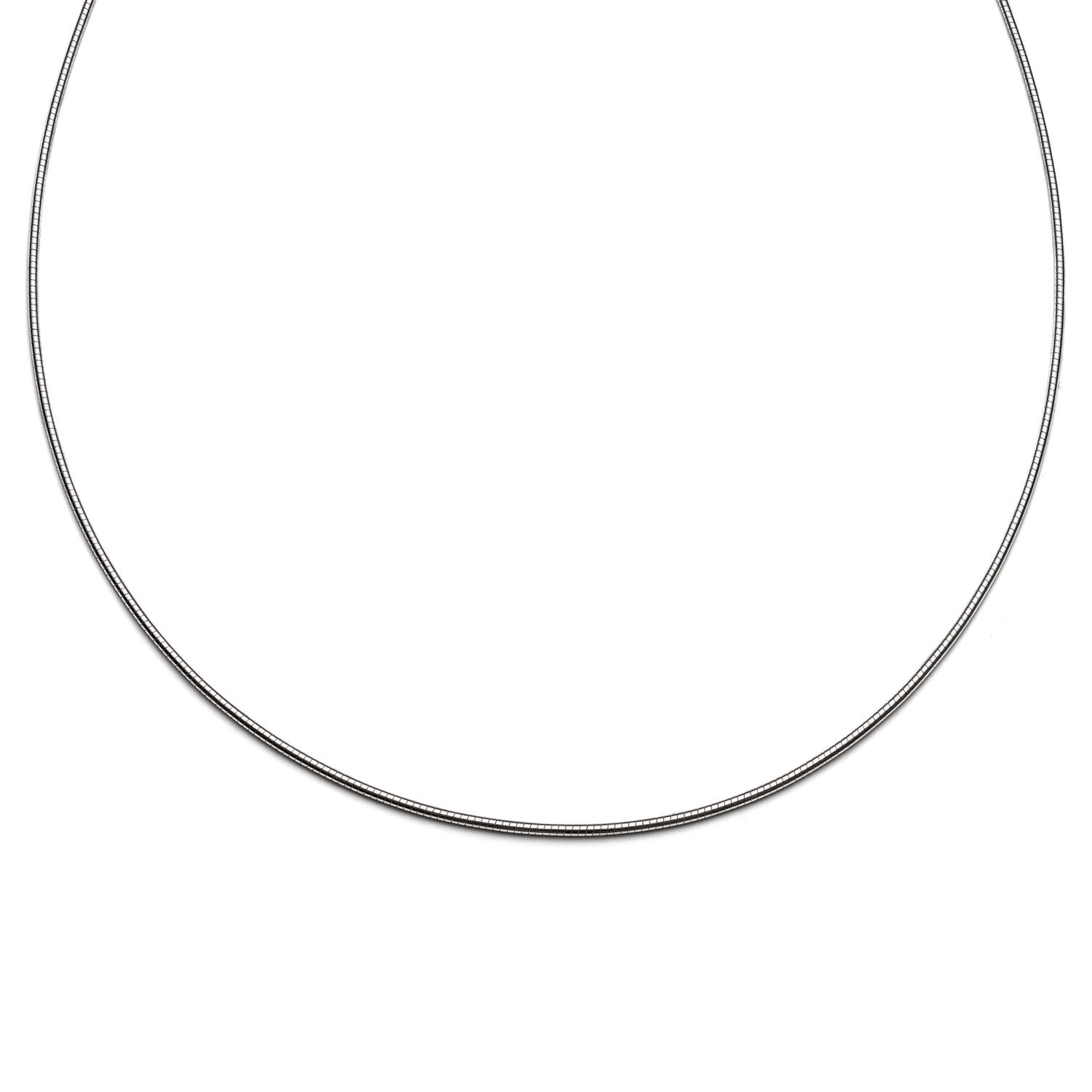 Sterling Silver Choker - 45cm