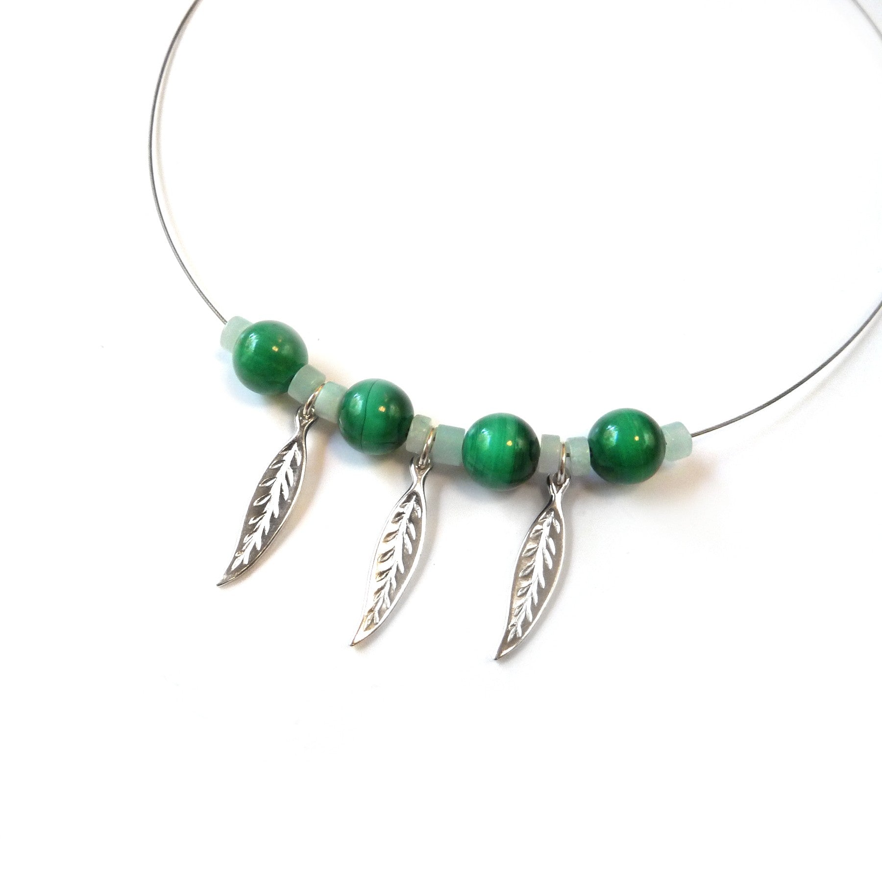 Sterling Silver Long Leaf Charm