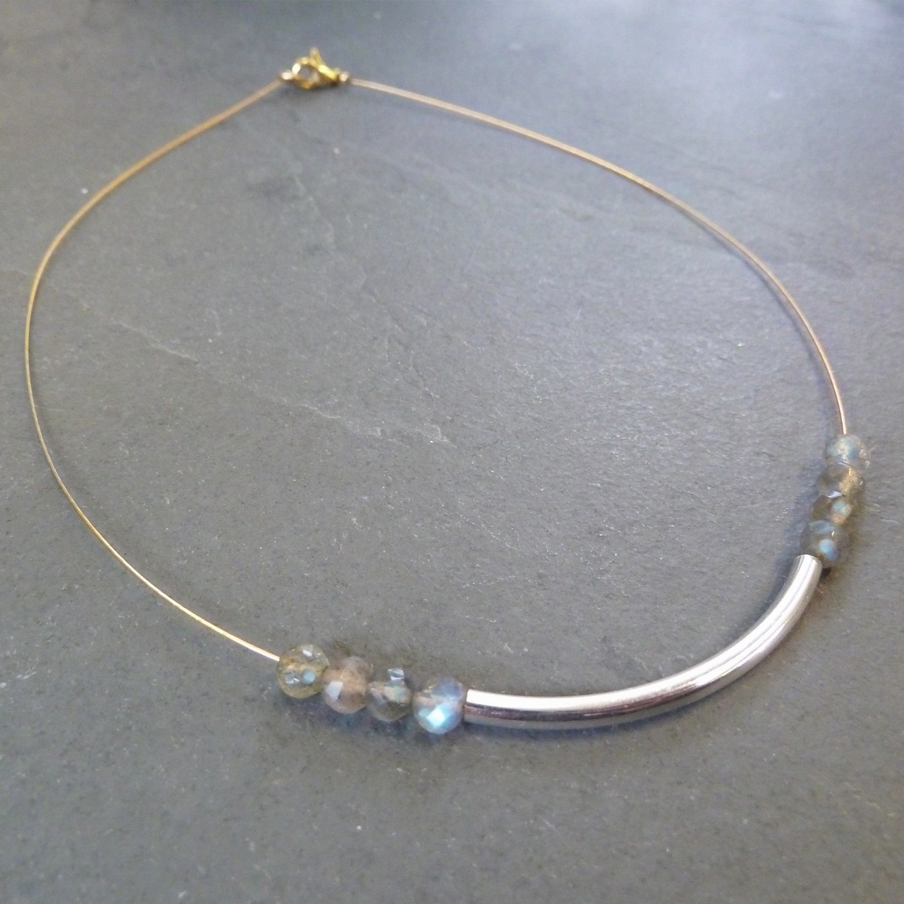 Labradorite Faceted Round Beads