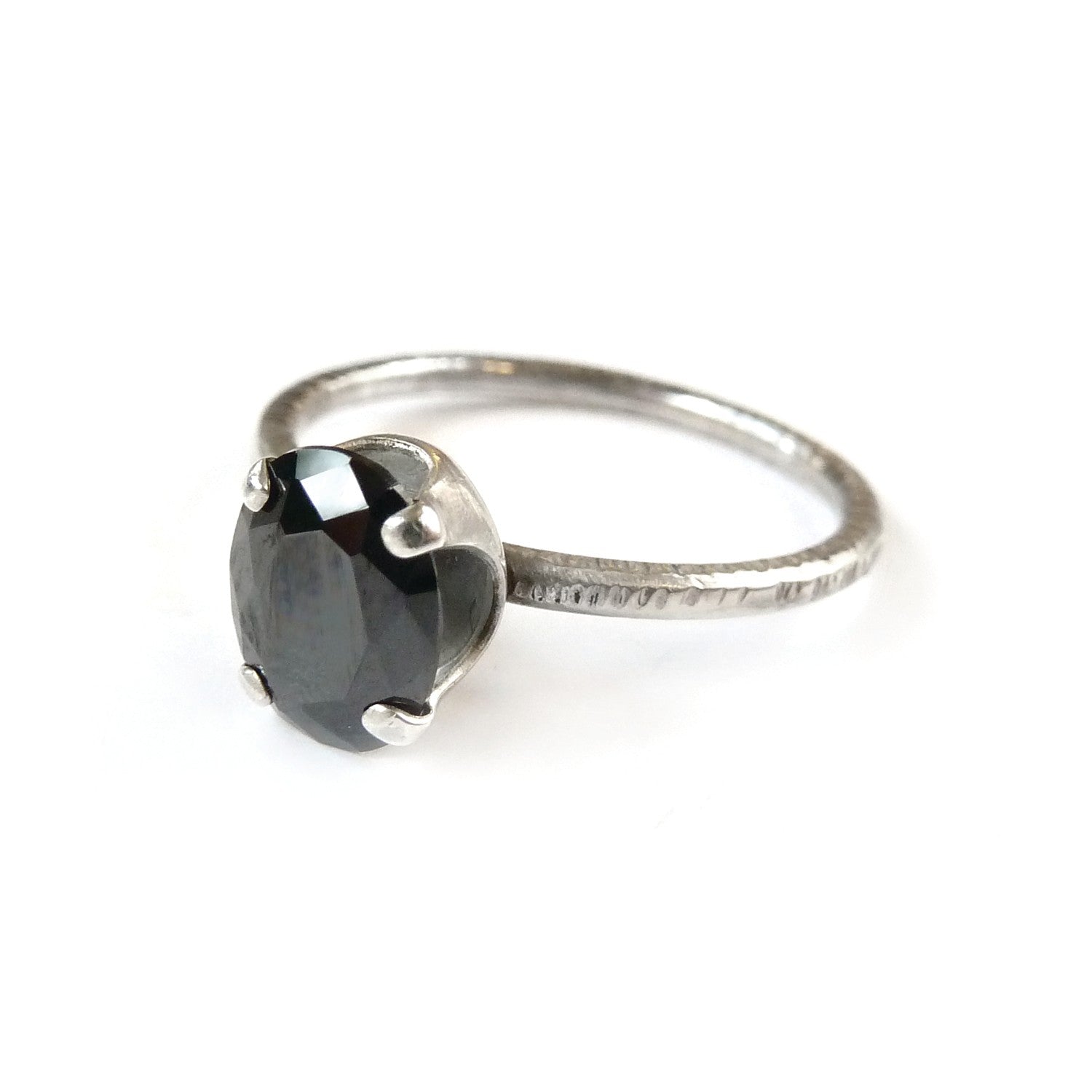 Black Cubic Zirconia Faceted Stones