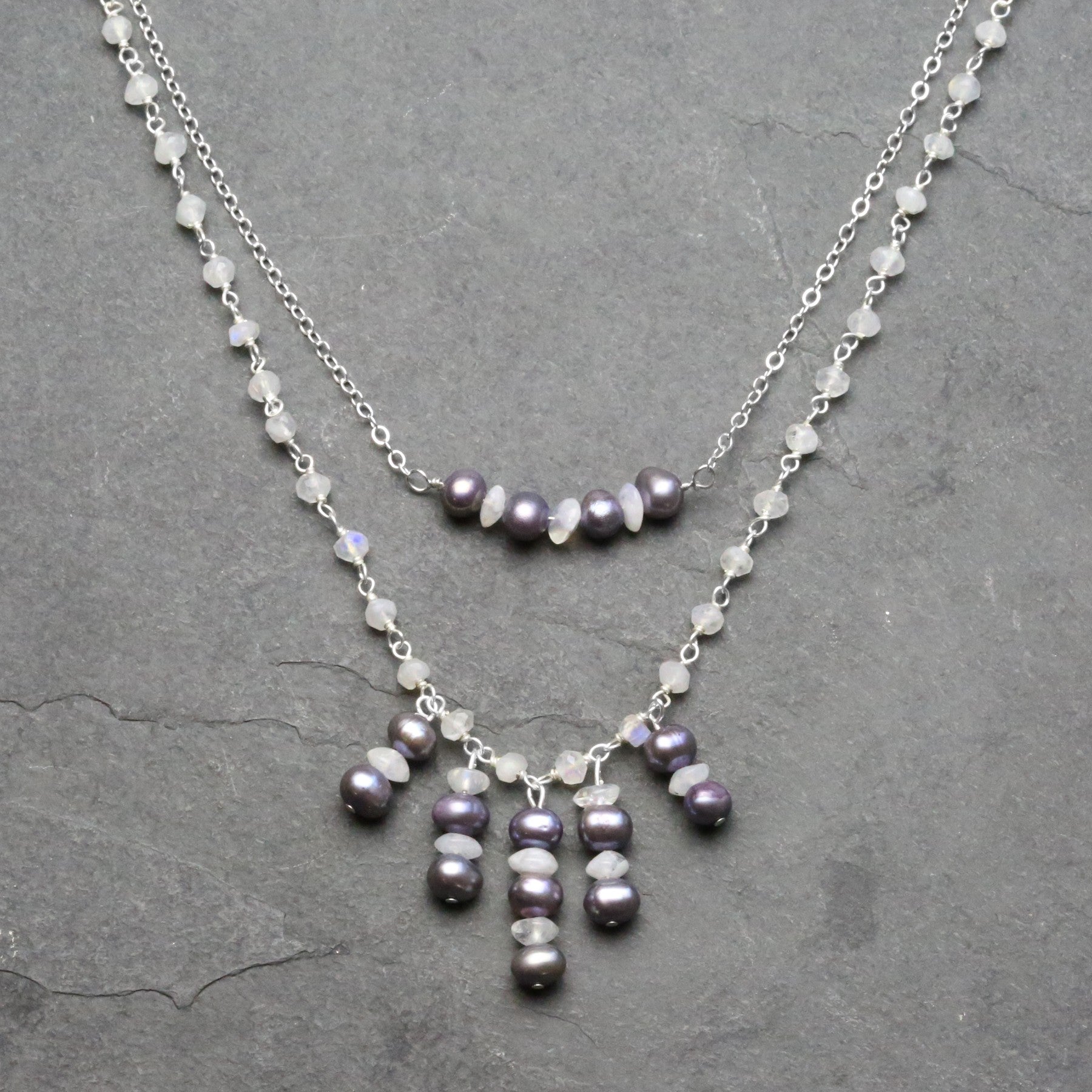 Cultured Freshwater Peacock Potato Pearls Approx 4mm