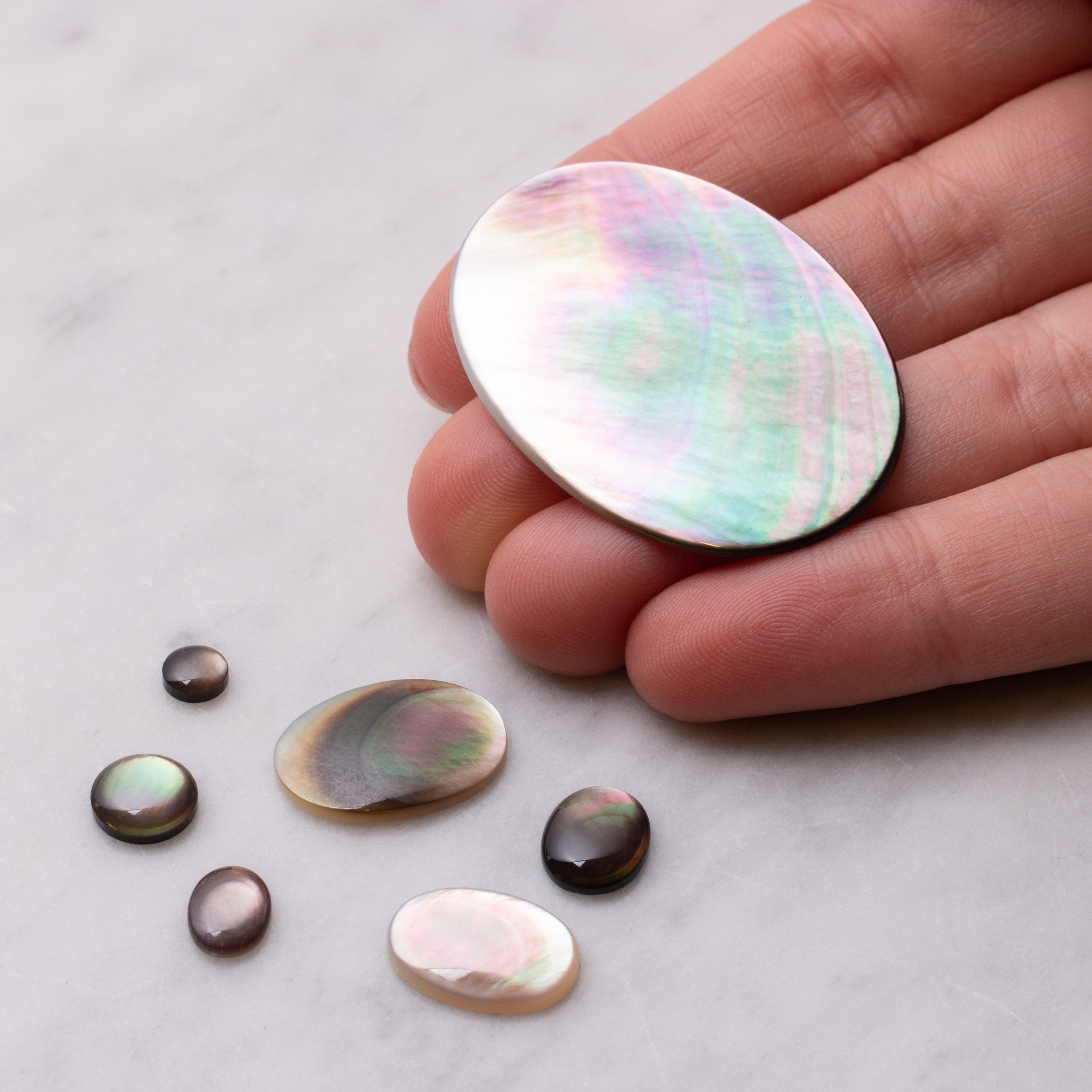 Black Lip Pearl Cabochons