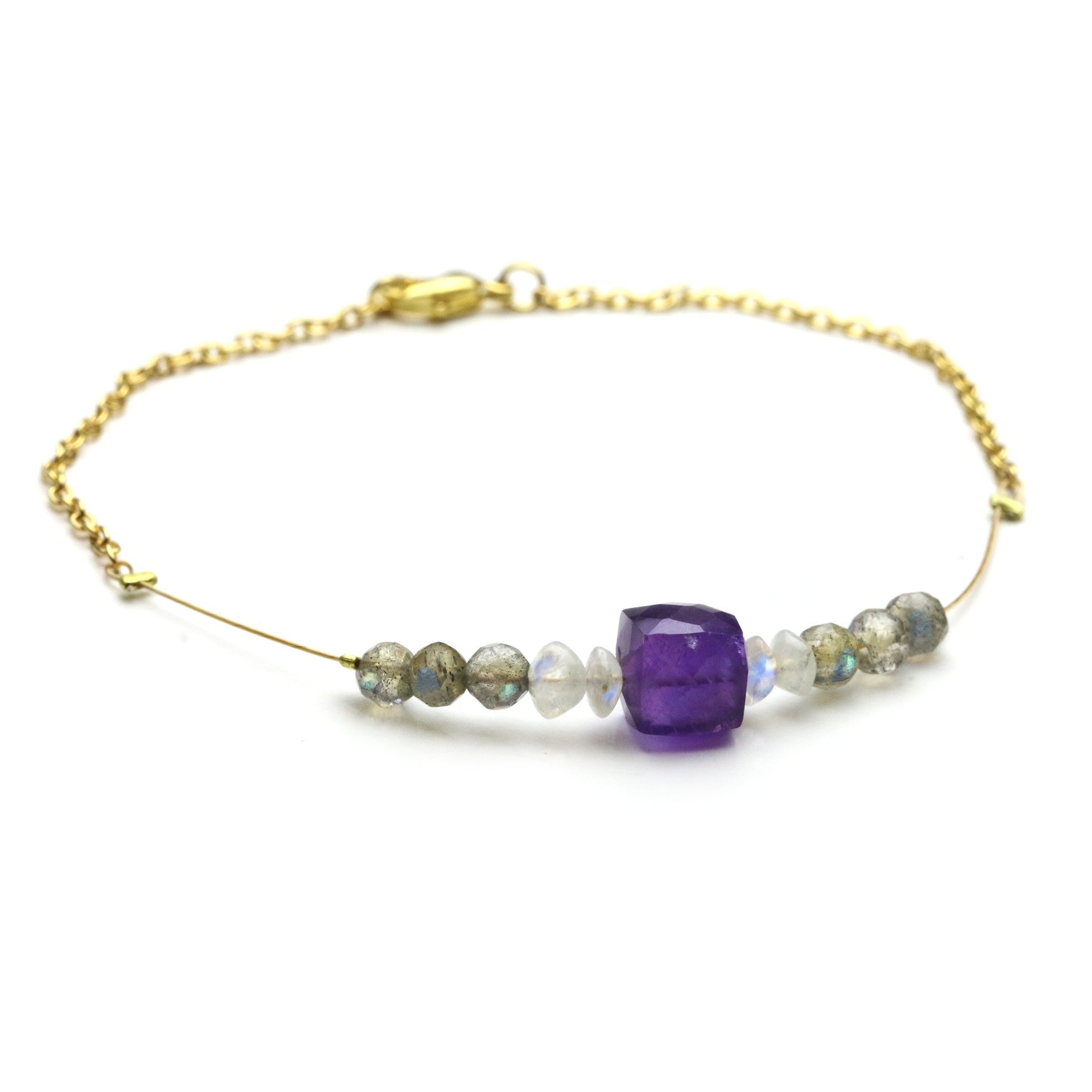 Labradorite Rondelle Beads Approx 4mm