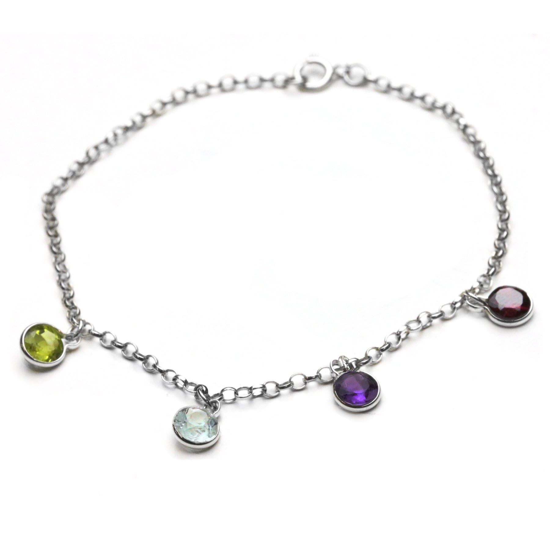 Sterling Silver Wraptite Pendant Settings For Faceted Stones