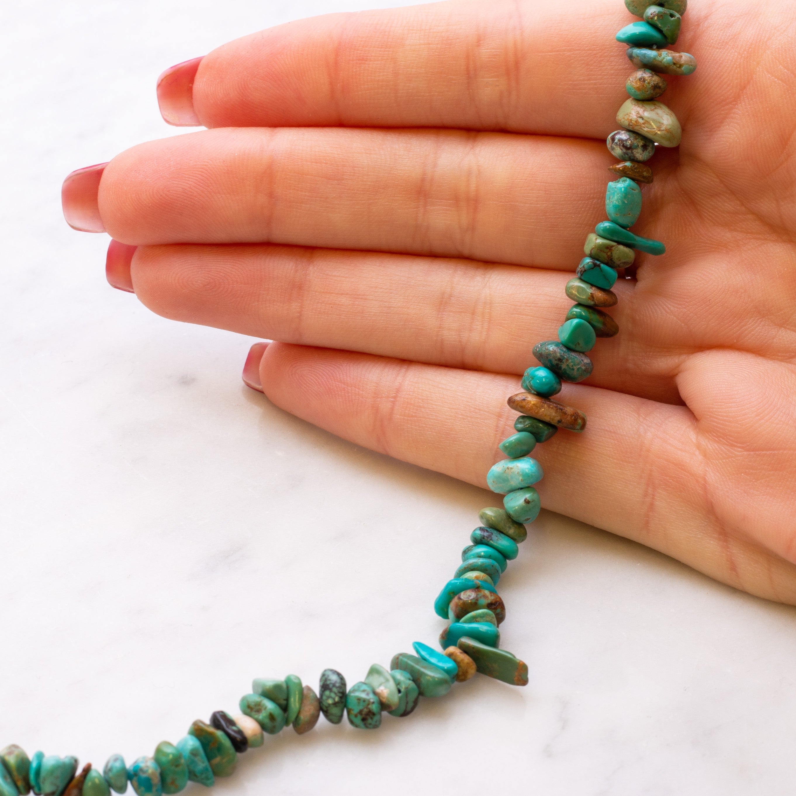 Chinese Turquoise Chip Beads
