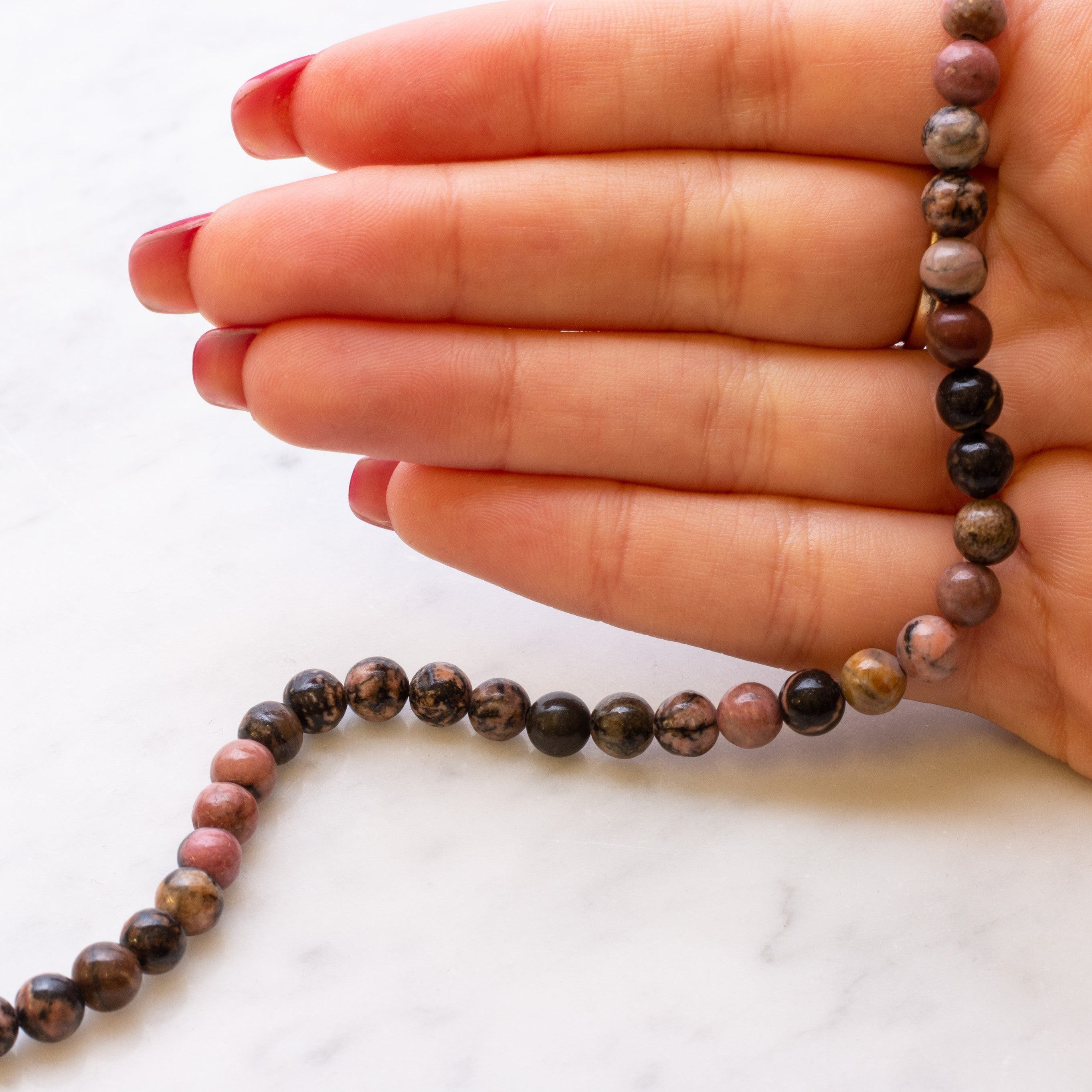 Rhodonite Round Beads