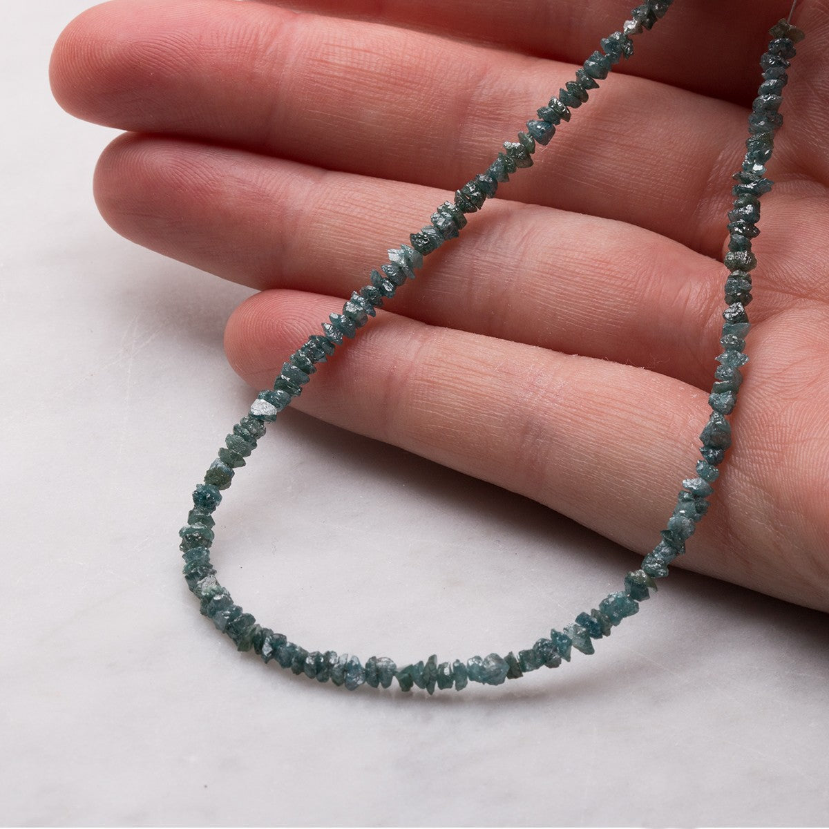 Blue Diamond Natural Rough Nugget Beads