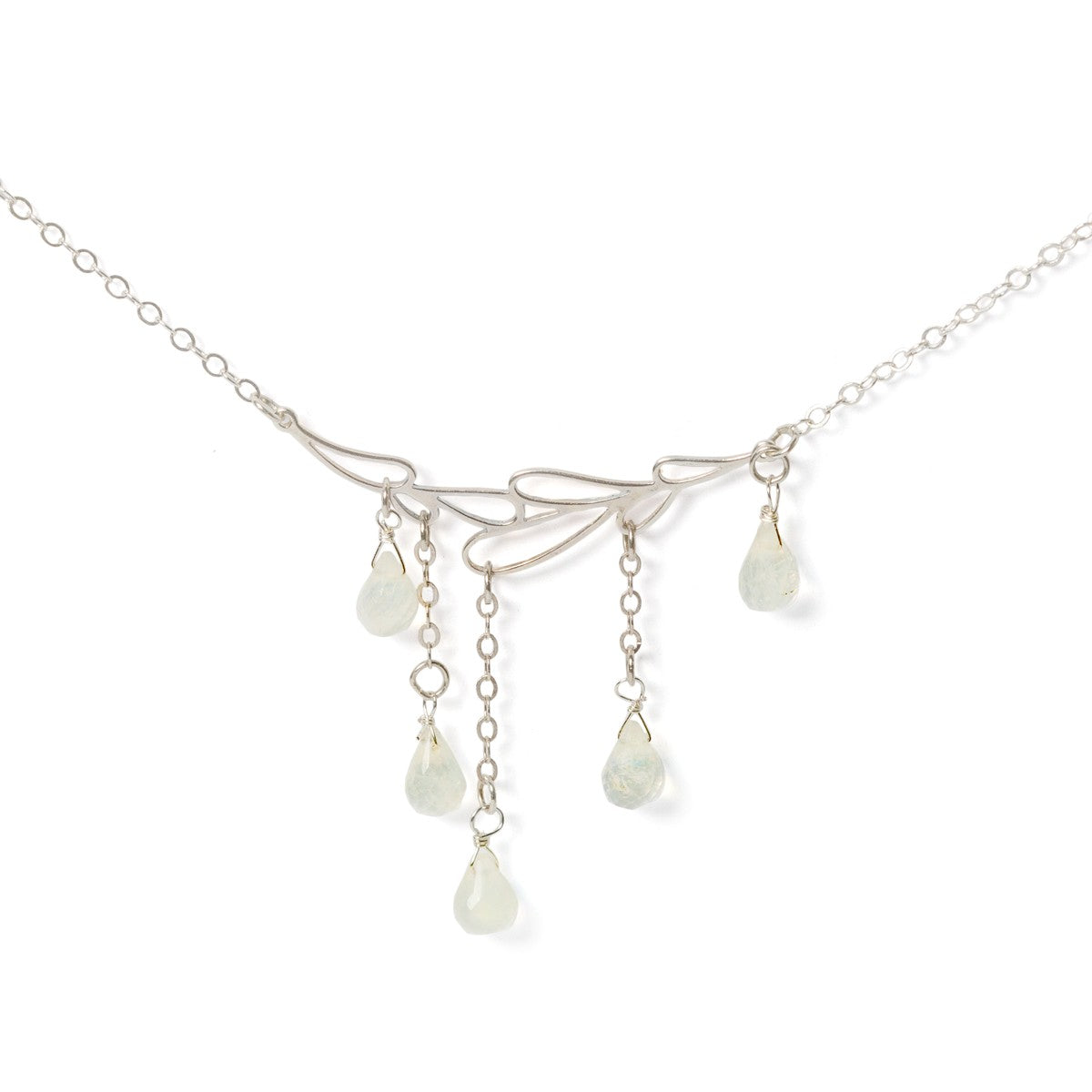 Rainbow Moonstone Faceted Drop Briolette Beads Approx 6mm pk10 Beads