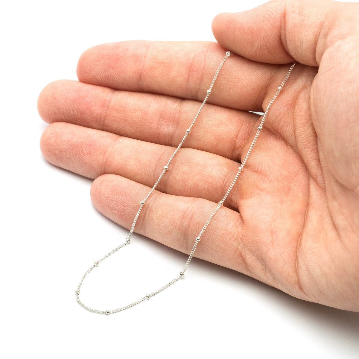 Sterling Silver Satellite Chain