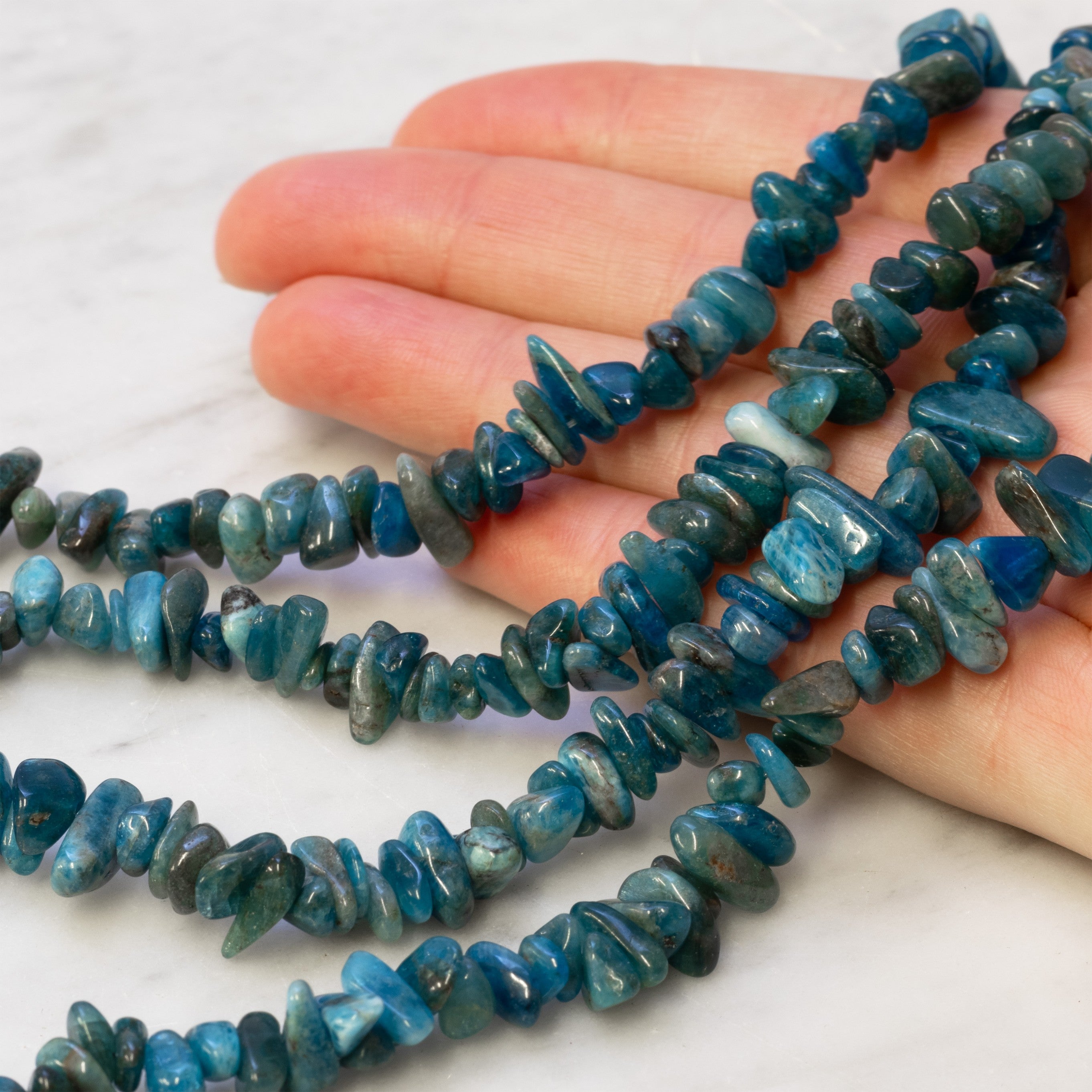 Apatite Chip Beads