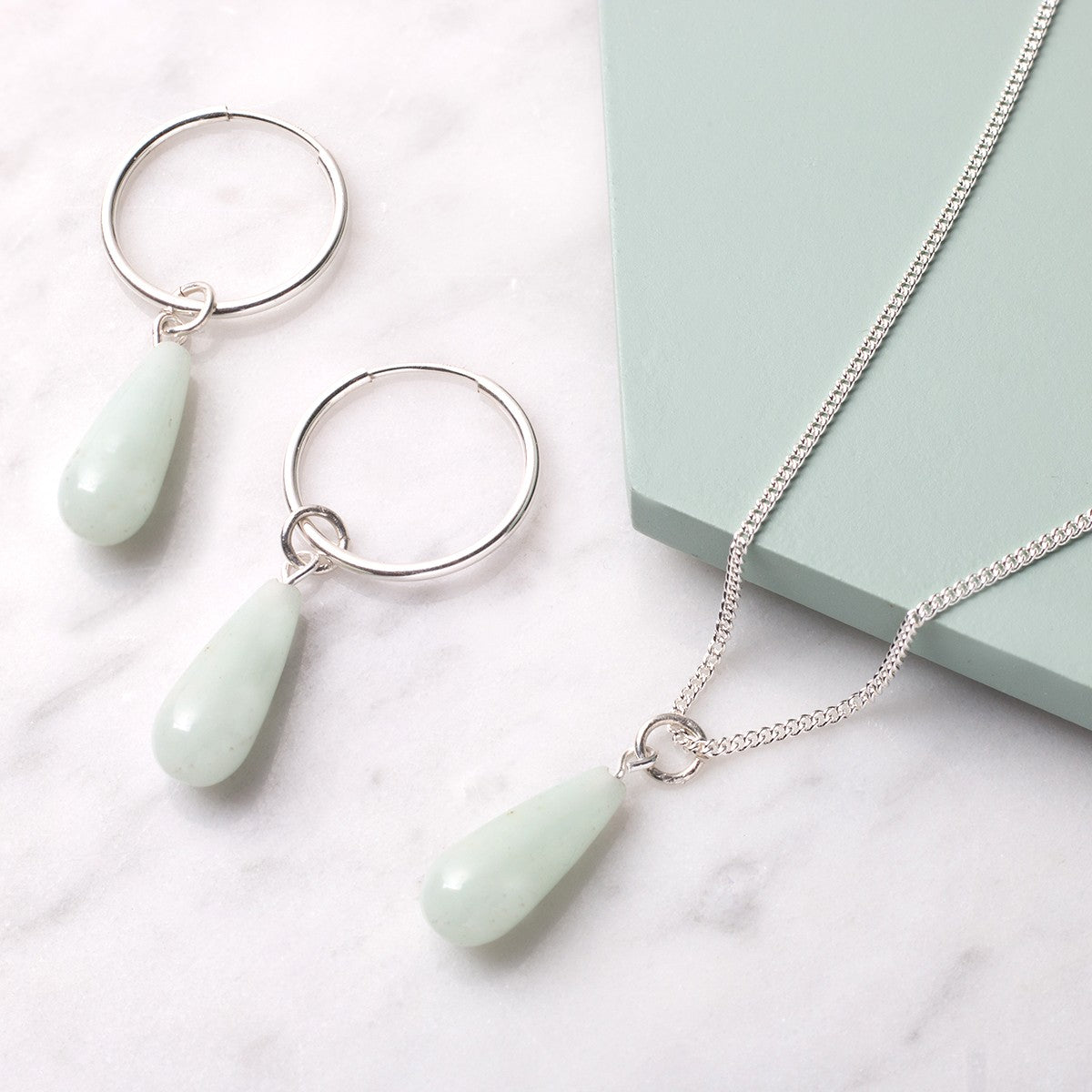 Chinese Amazonite Top Drilled Teardrop Gemstone Beads Approx 16x6mm