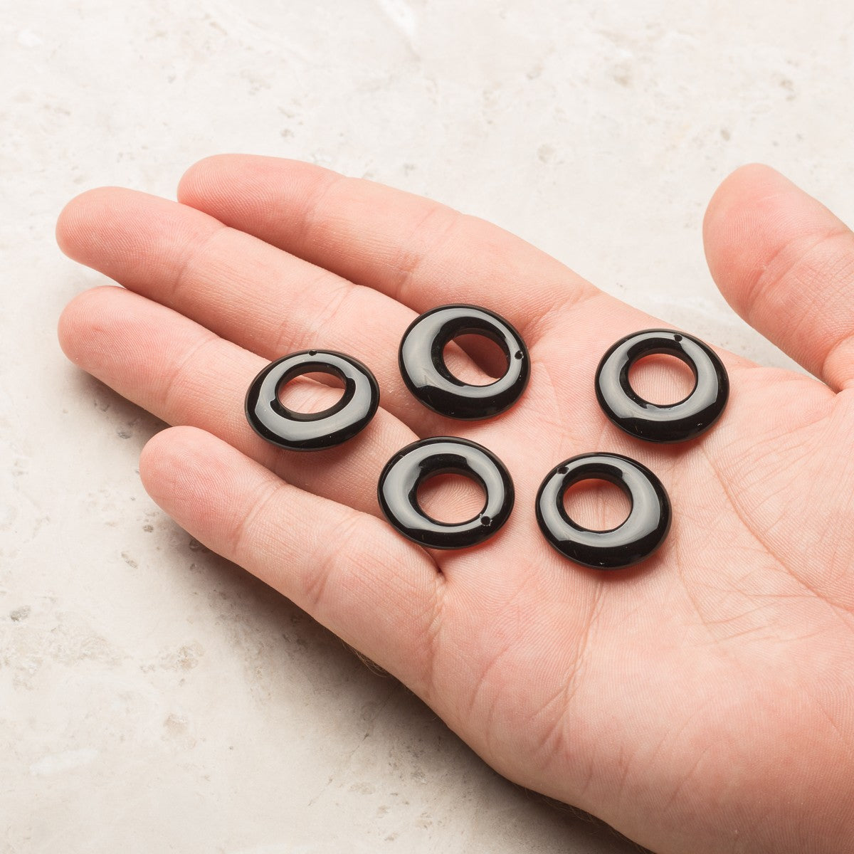 Black Onyx Agogo Pendant