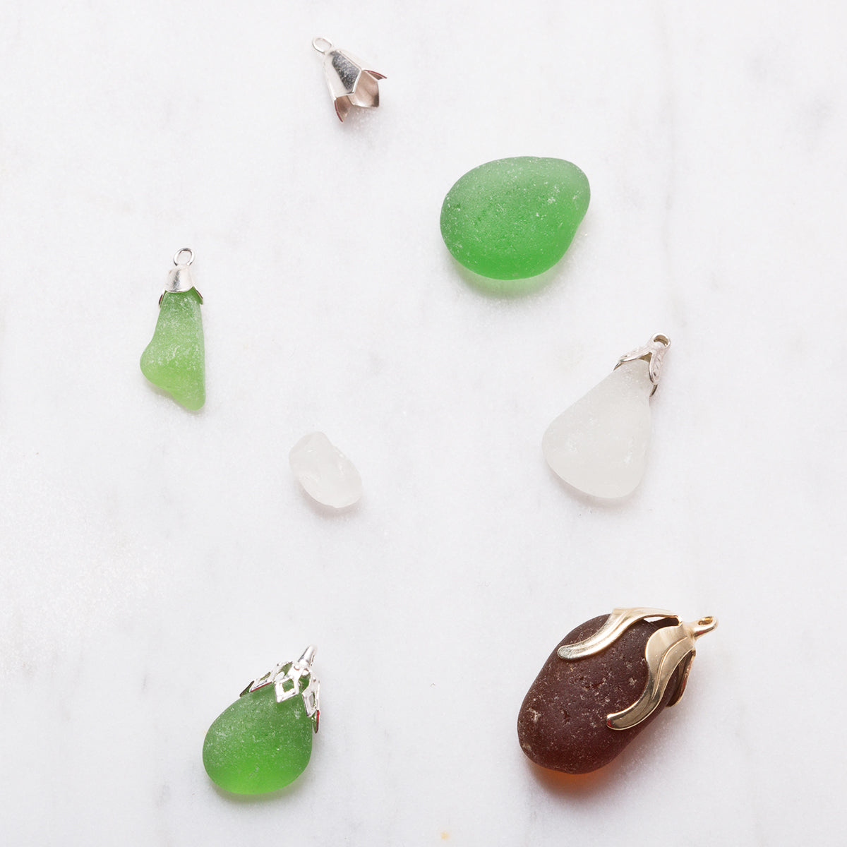 Plated Medium Filigree Bell Caps pk10